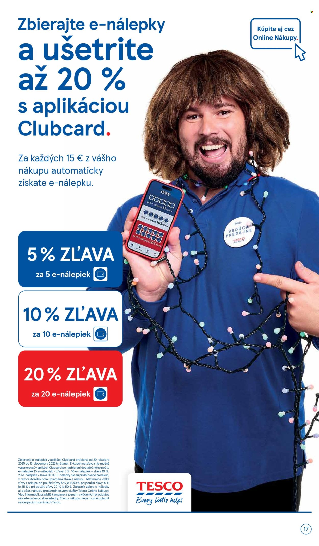 Leták TESCO - 29.10.2025 - 4.11.2025. Strana 17