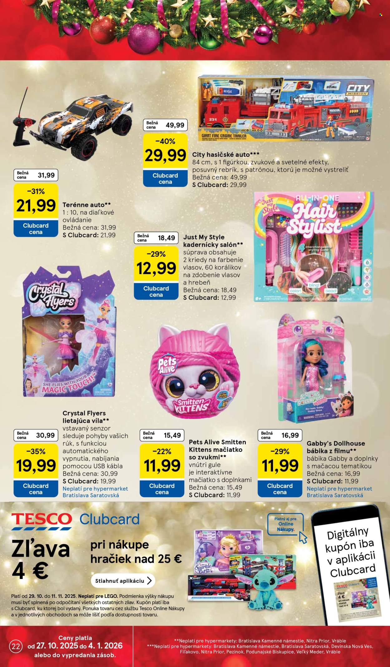 Leták TESCO - 29.10.2025 - 4.11.2025. Strana 22
