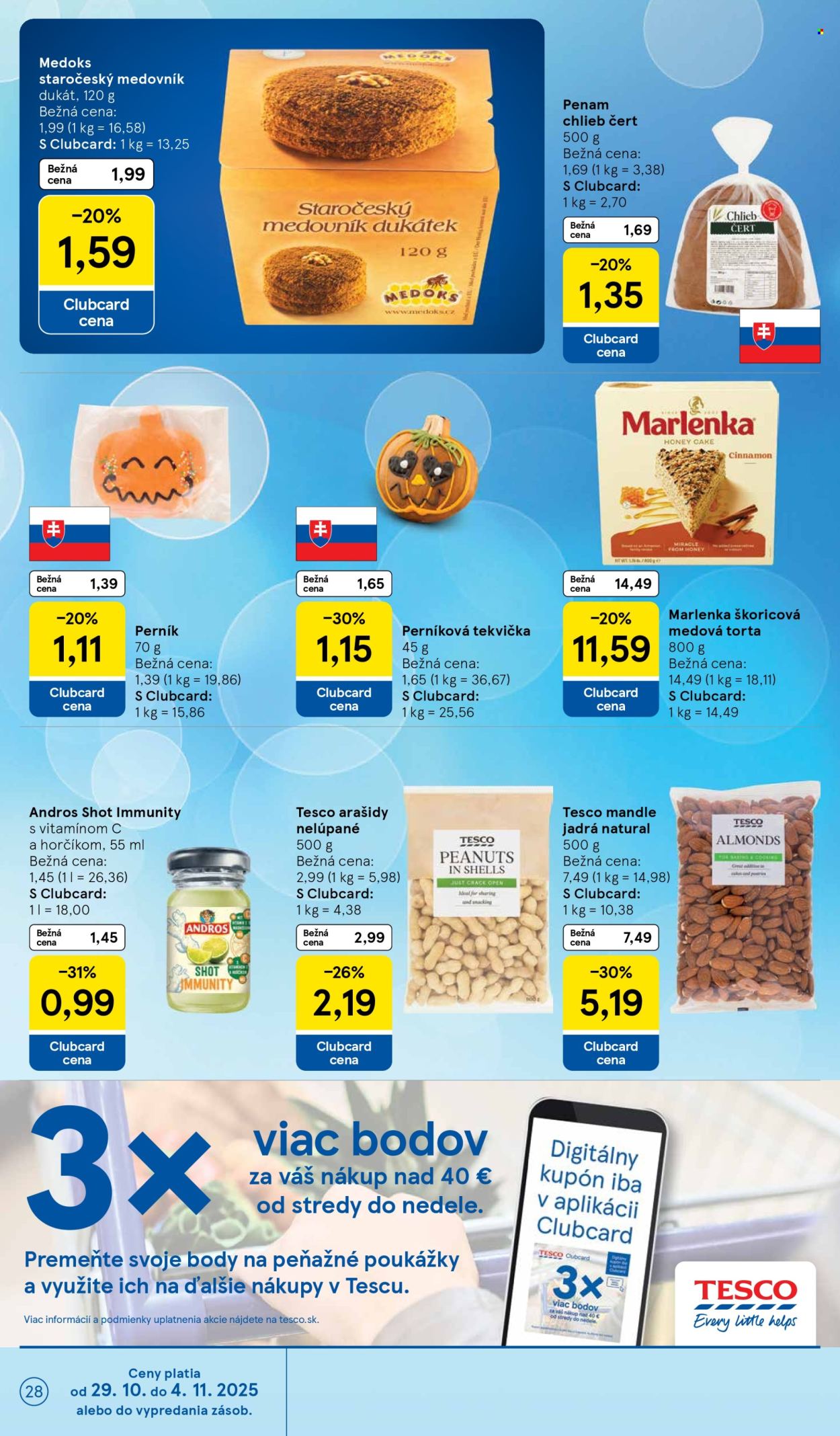 Leták TESCO - 29.10.2025 - 4.11.2025. Strana 28