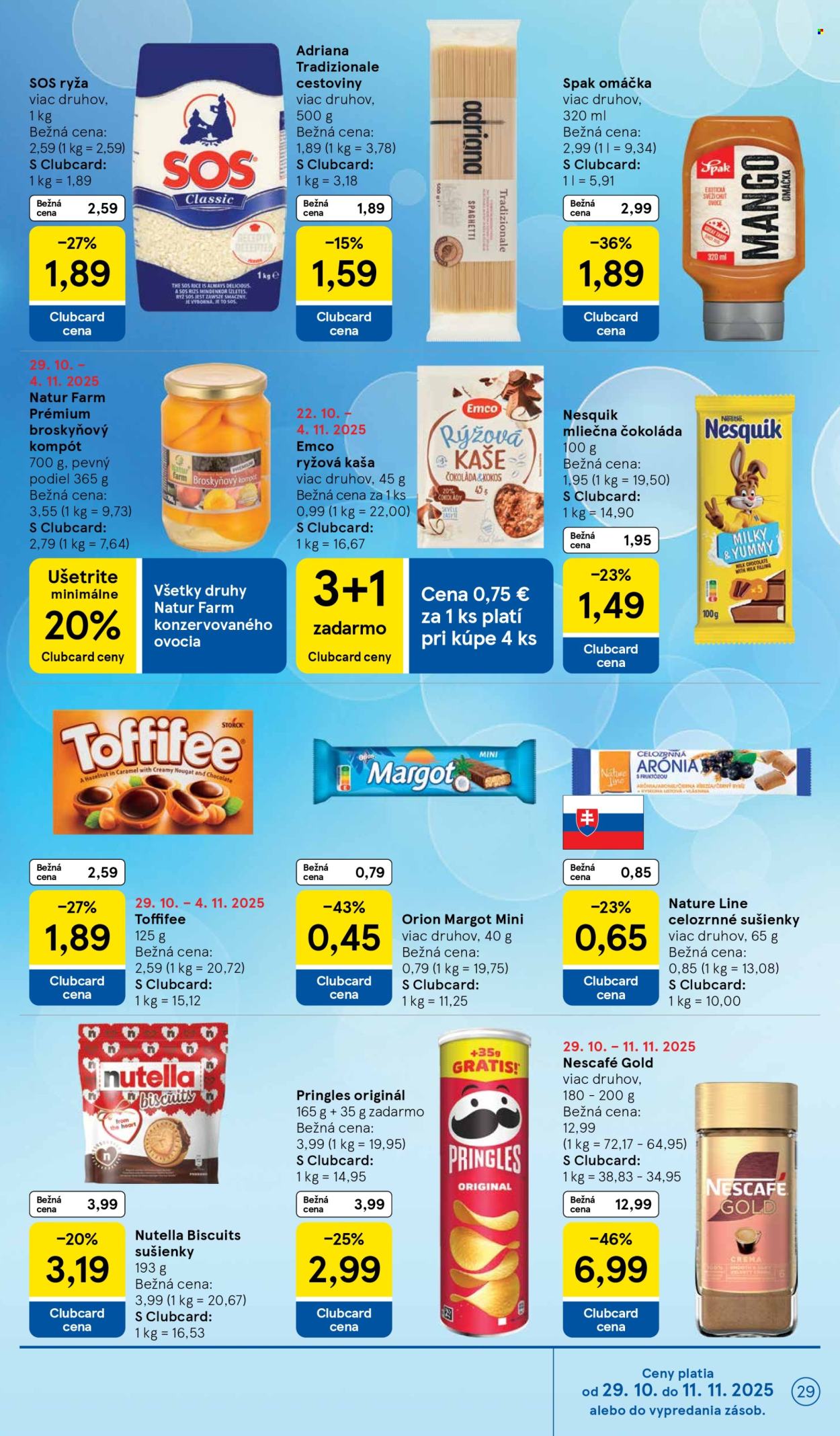 Leták TESCO - 29.10.2025 - 4.11.2025. Strana 29