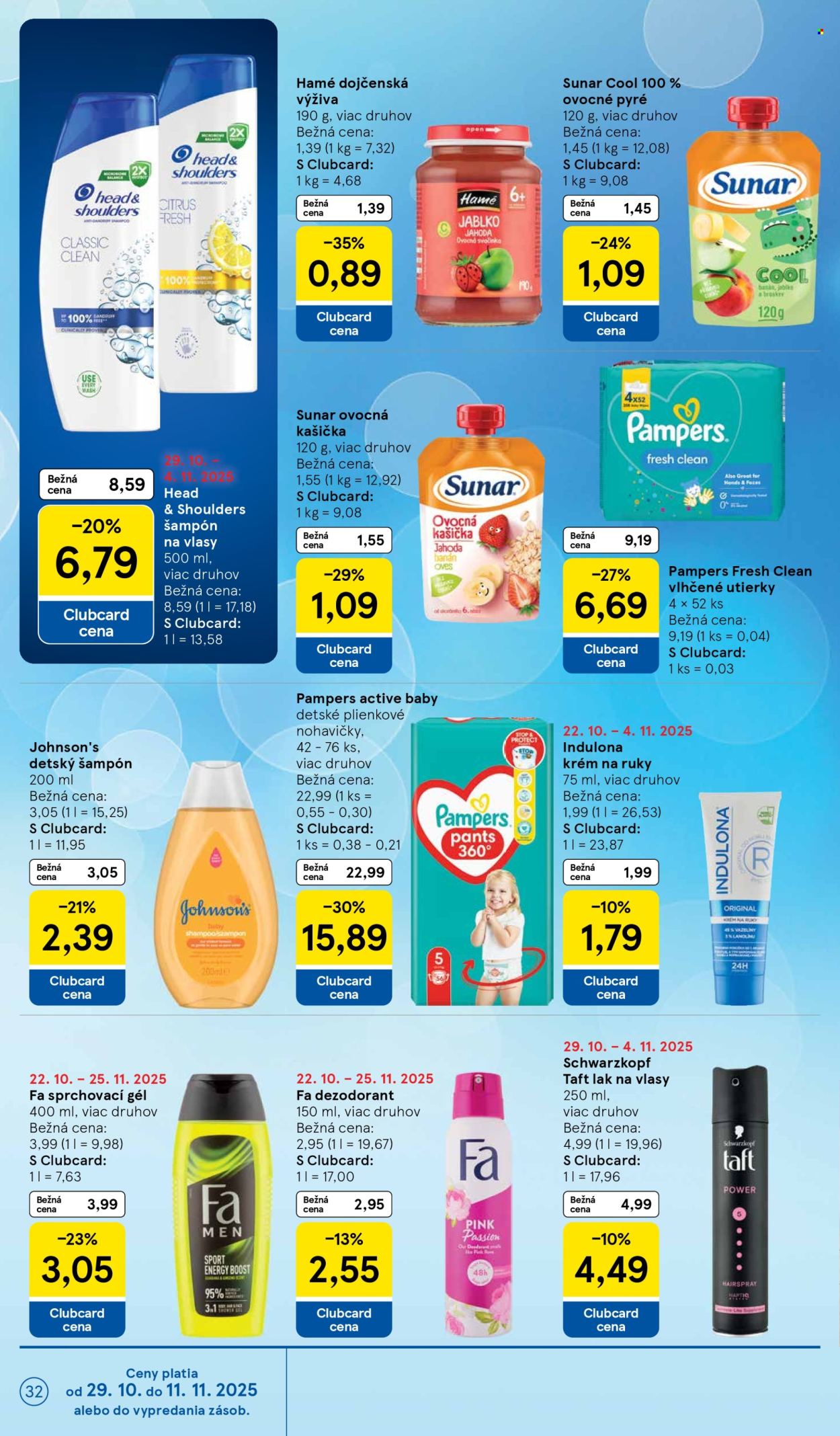 Leták TESCO - 29.10.2025 - 4.11.2025. Strana 32