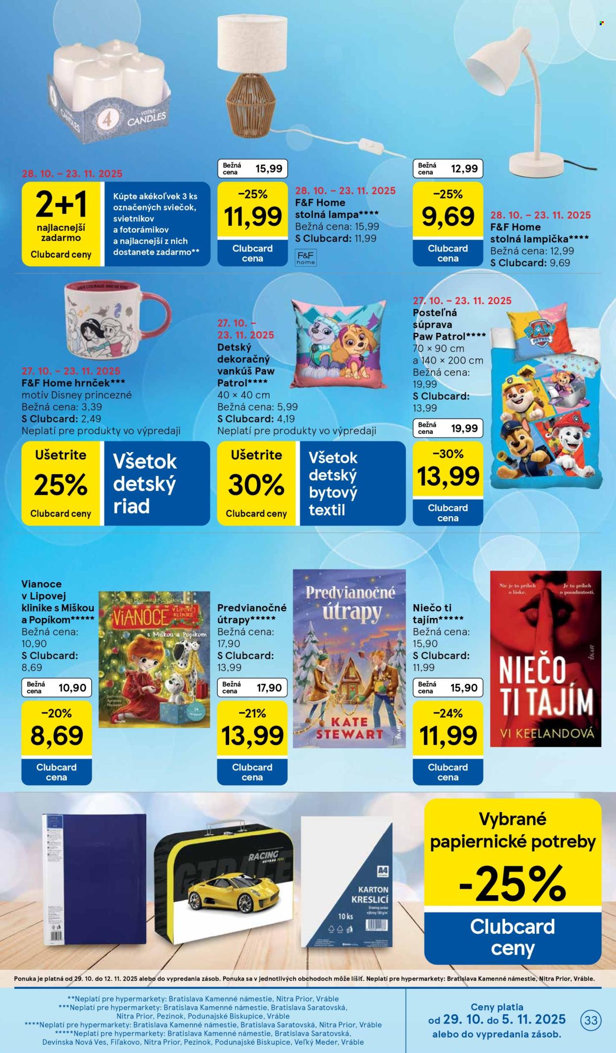 Leták TESCO - 29.10.2025 - 4.11.2025. Strana 33