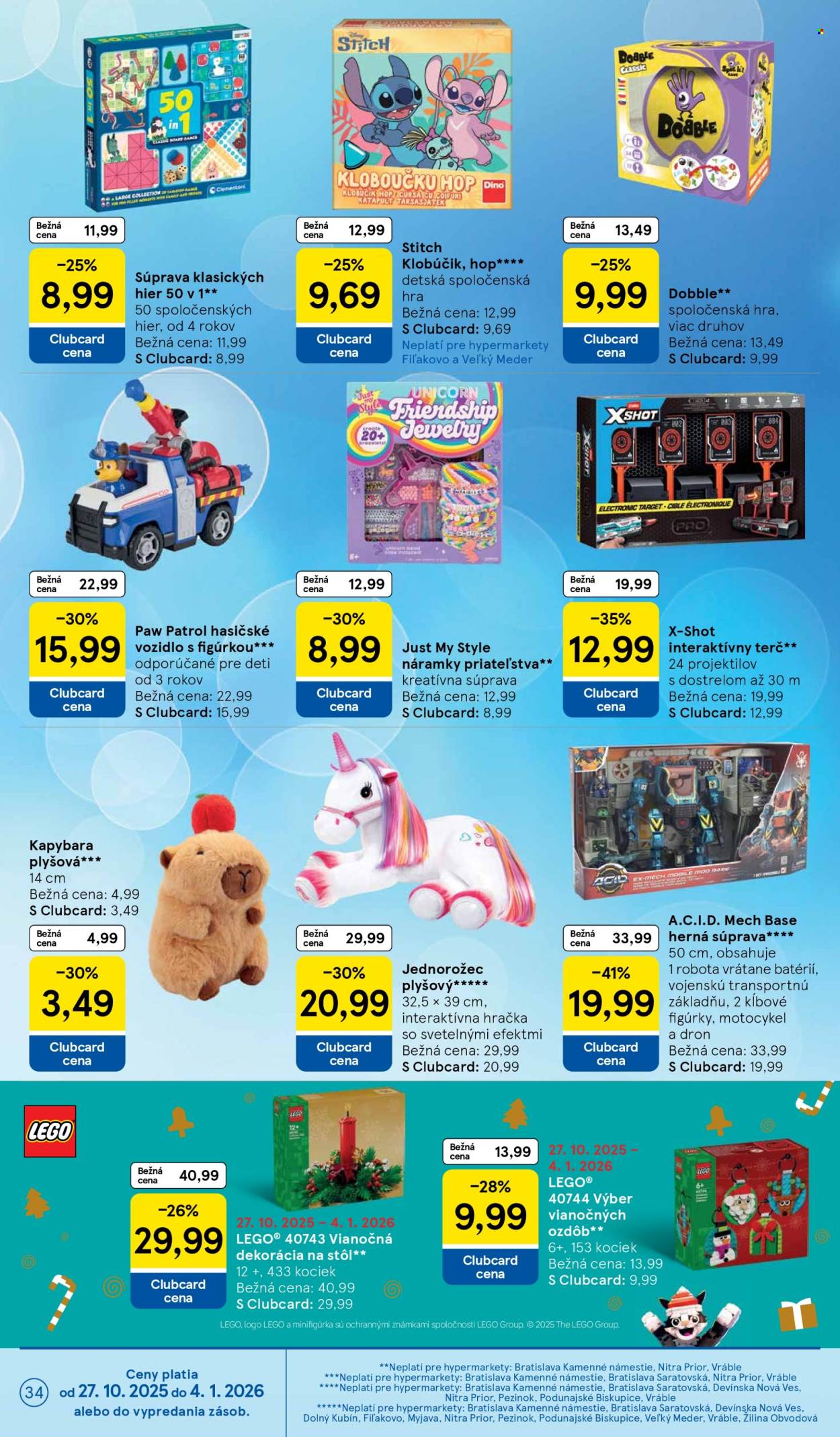 Leták TESCO - 29.10.2025 - 4.11.2025. Strana 34