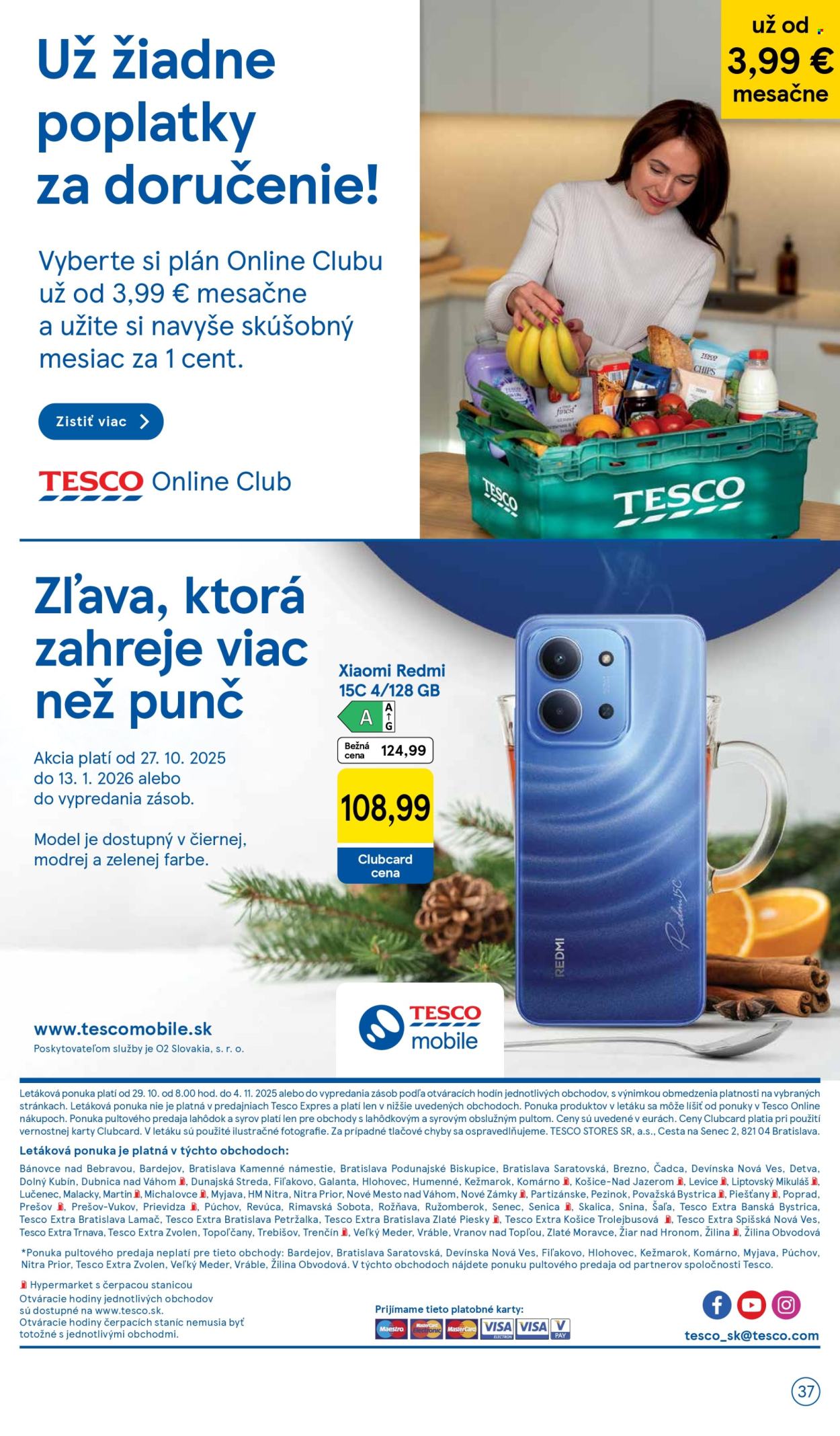 Leták TESCO - 29.10.2025 - 4.11.2025. Strana 37