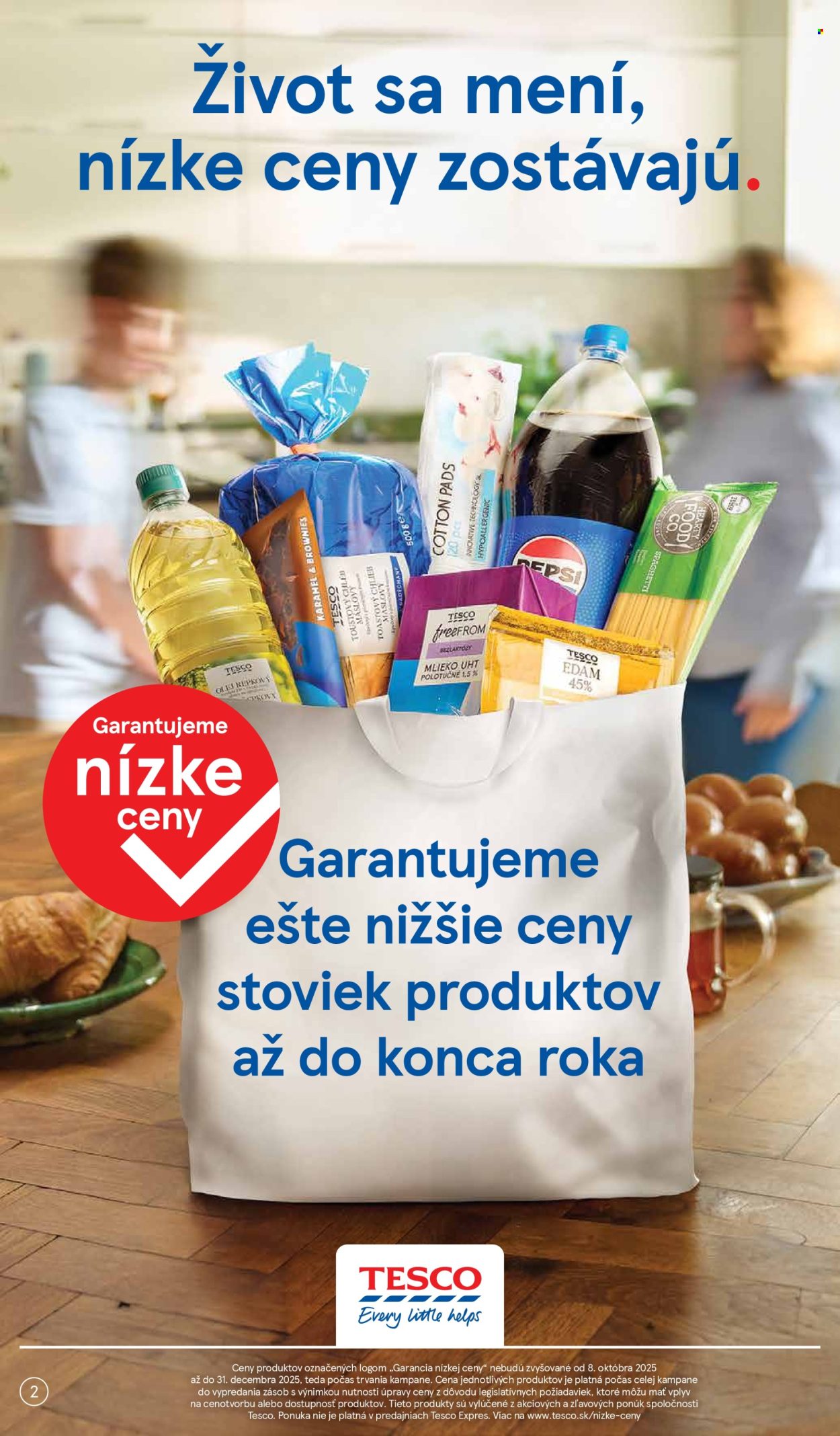 Leták TESCO supermarket - 29.10.2025 - 4.11.2025. Strana 2