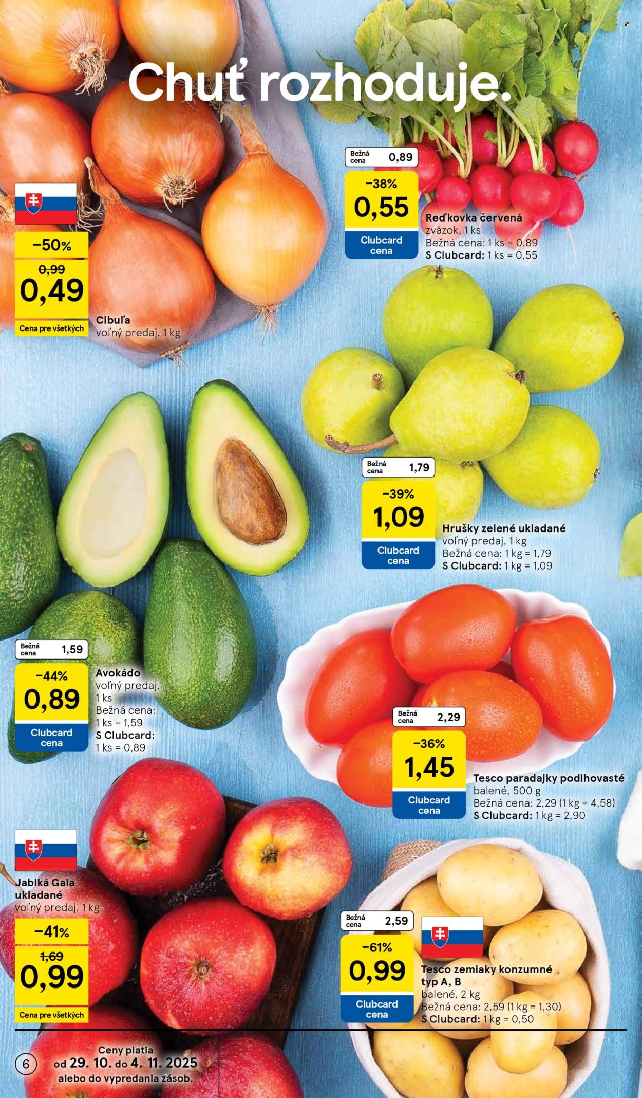 Leták TESCO supermarket - 29.10.2025 - 4.11.2025. Strana 6