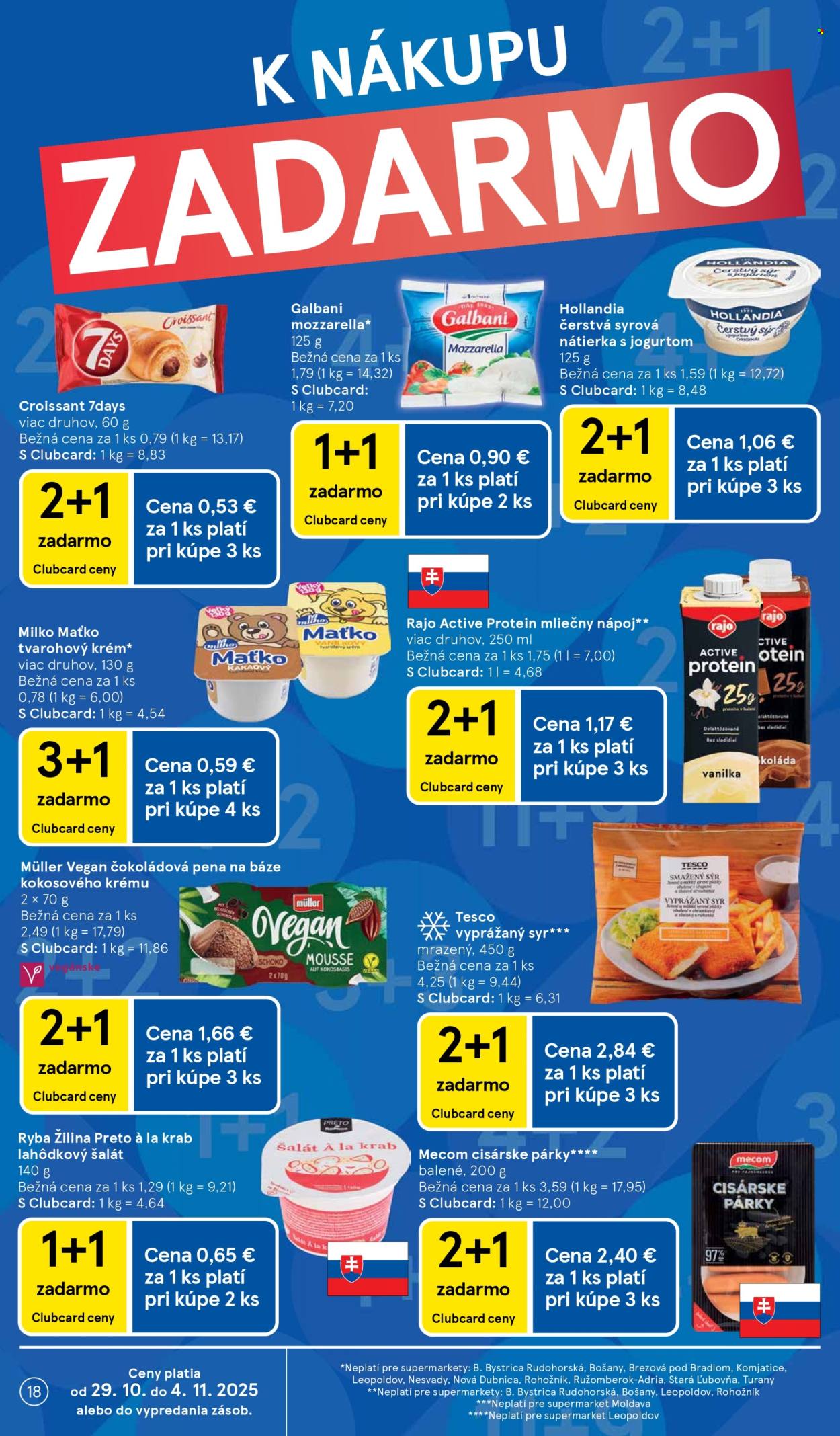 Leták TESCO supermarket - 29.10.2025 - 4.11.2025. Strana 18