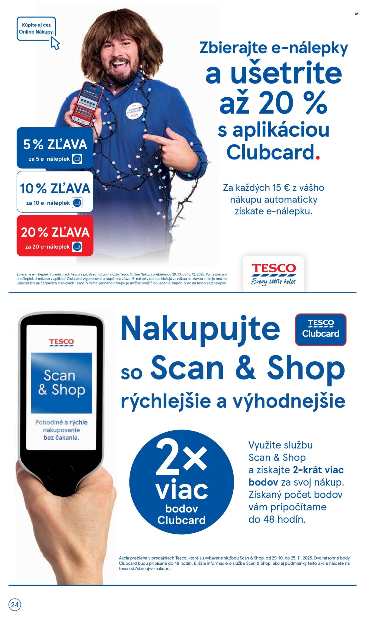 Leták TESCO supermarket - 29.10.2025 - 4.11.2025. Strana 24