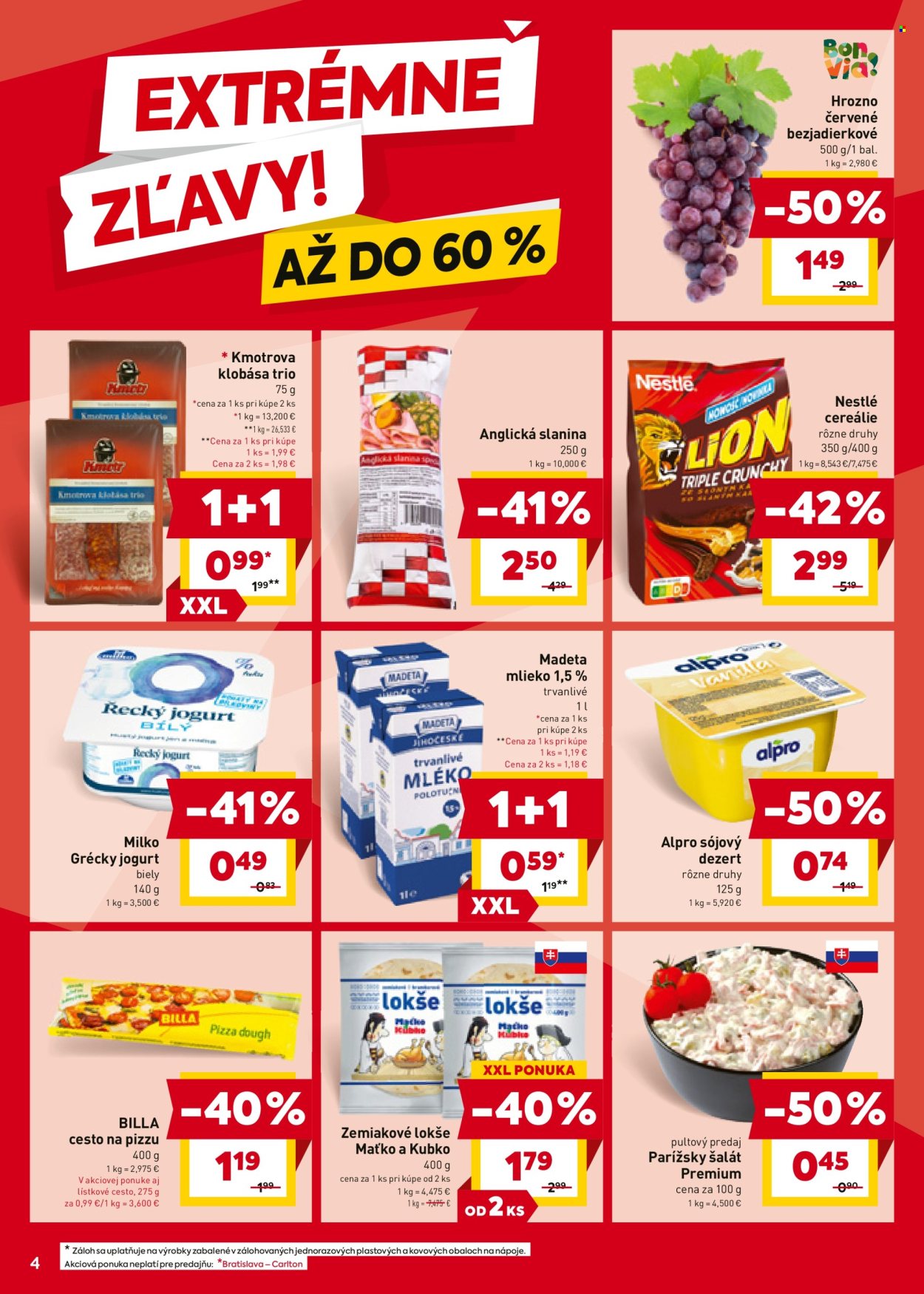 Leták Billa - 29.10.2025 - 4.11.2025. Strana 4
