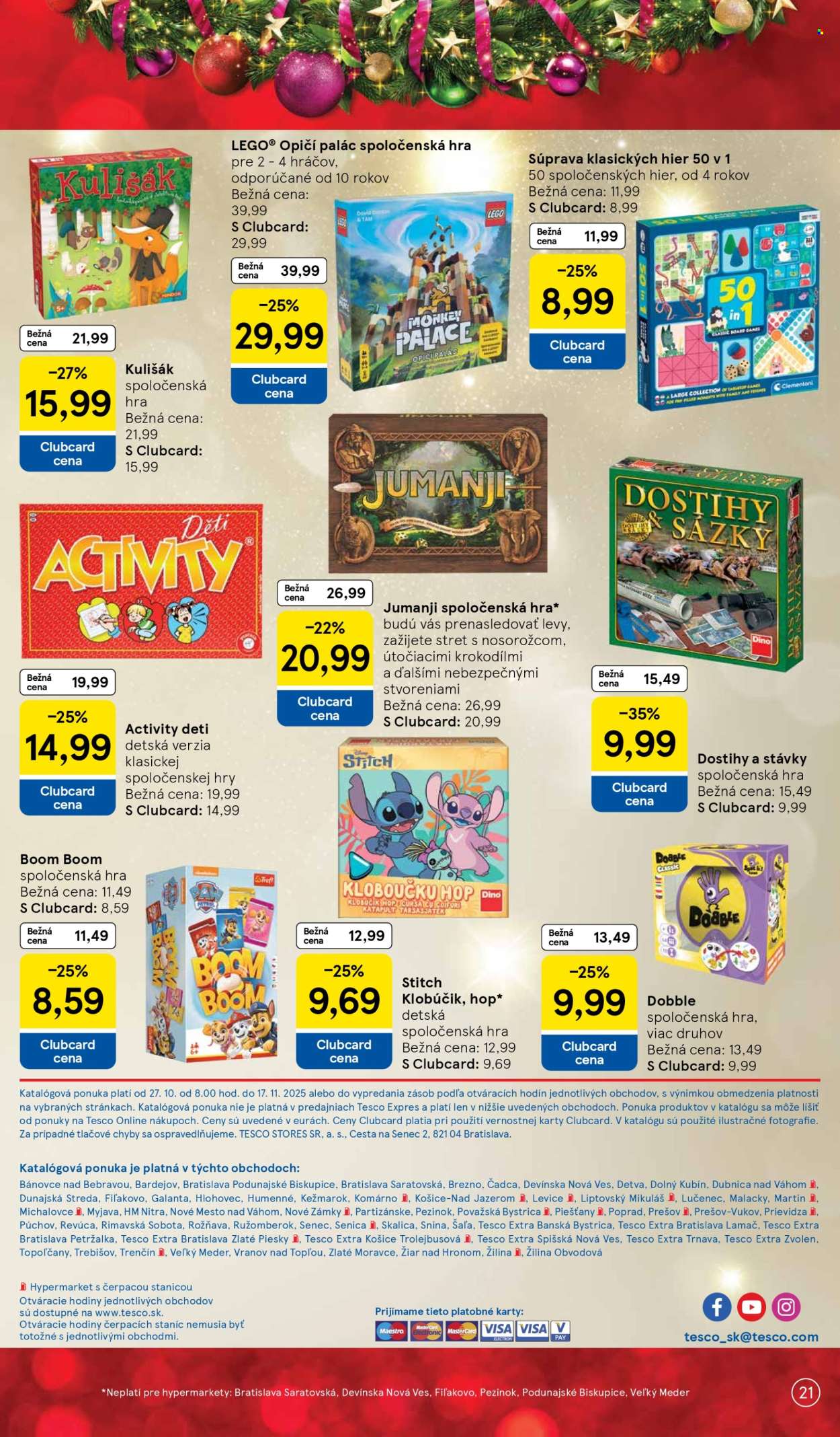 Leták TESCO hypermarket - 27.10.2025 - 17.11.2025. Strana 21