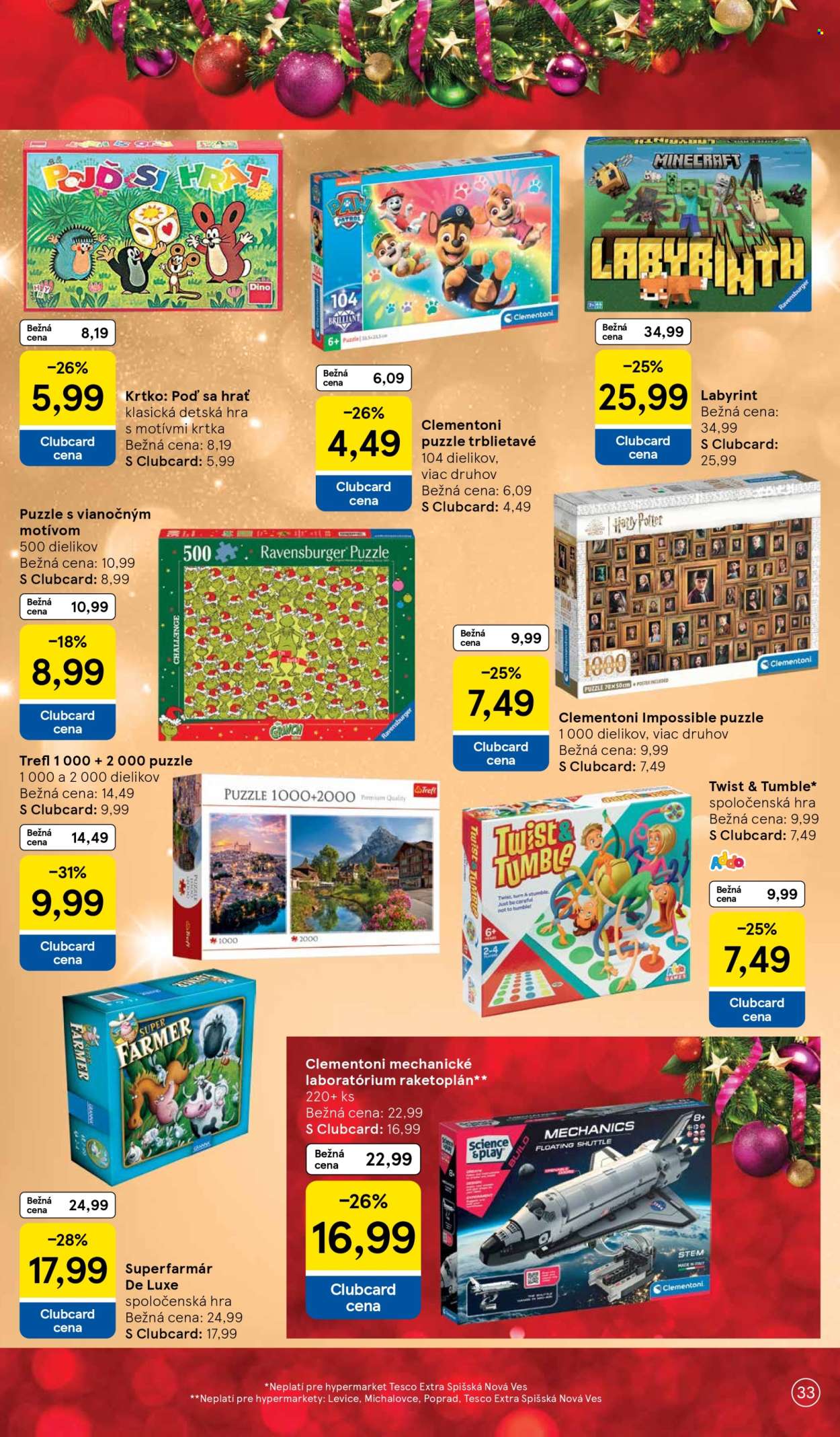 Leták TESCO hypermarket - 27.10.2025 - 17.11.2025. Strana 33