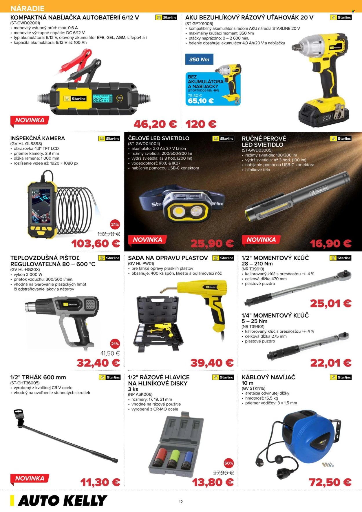 Leták Auto Kelly - 28.10.2025 - 1.12.2025. Strana 12