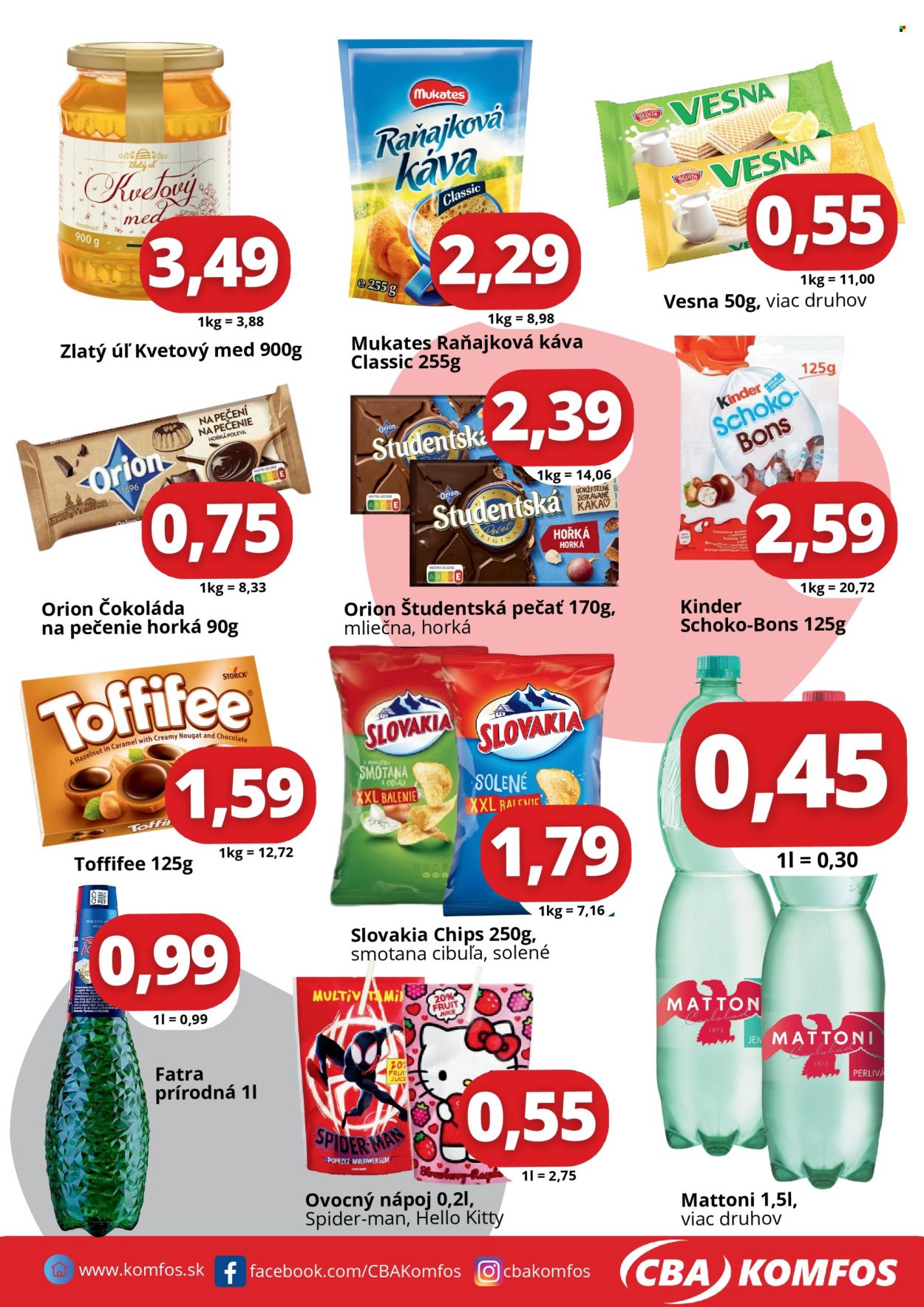 Leták CBA Komfos - 31.10.2025 - 30.11.2025. Strana 3