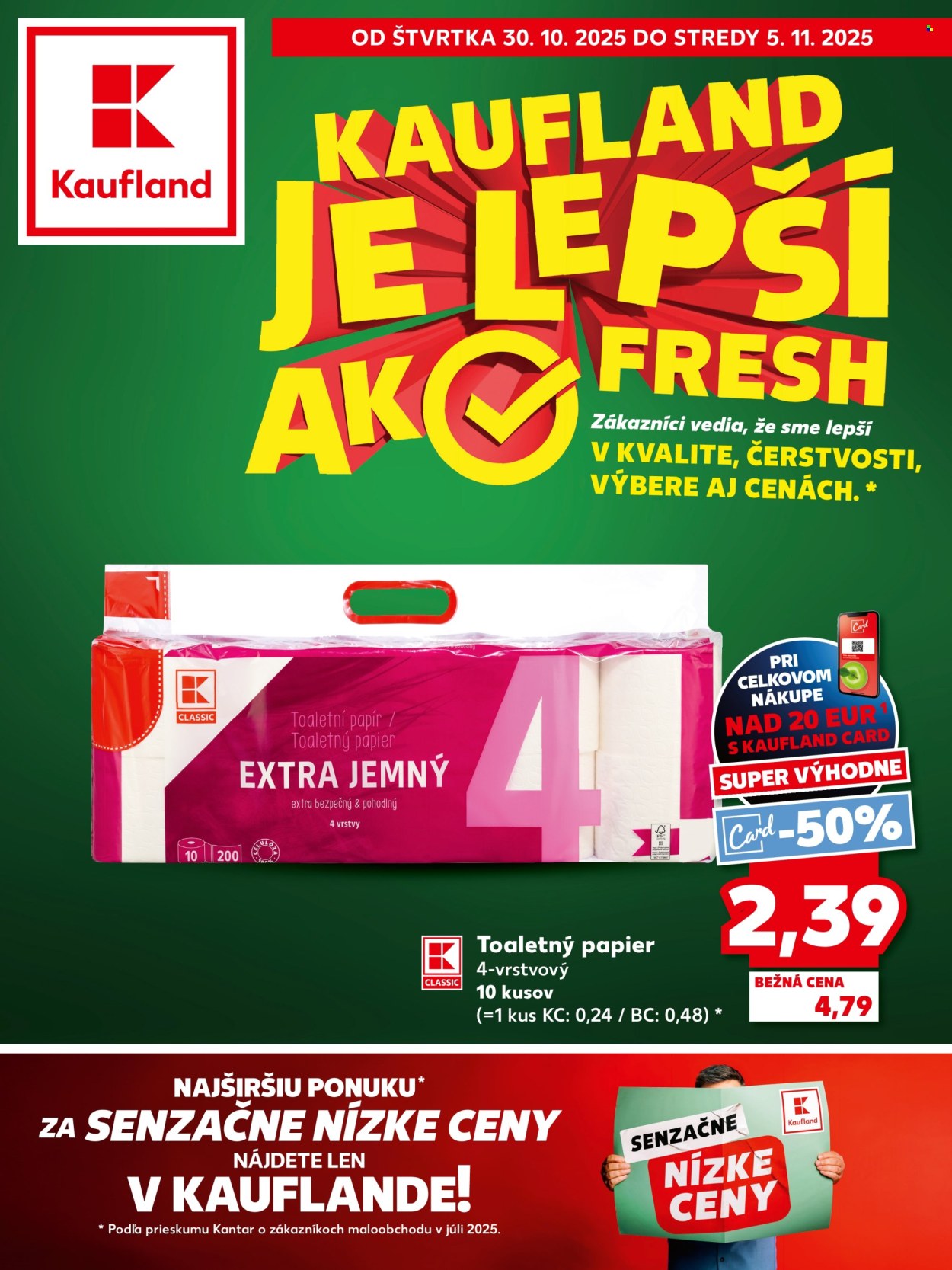 Leták Kaufland - 30.10.2025 - 5.11.2025. Strana 1