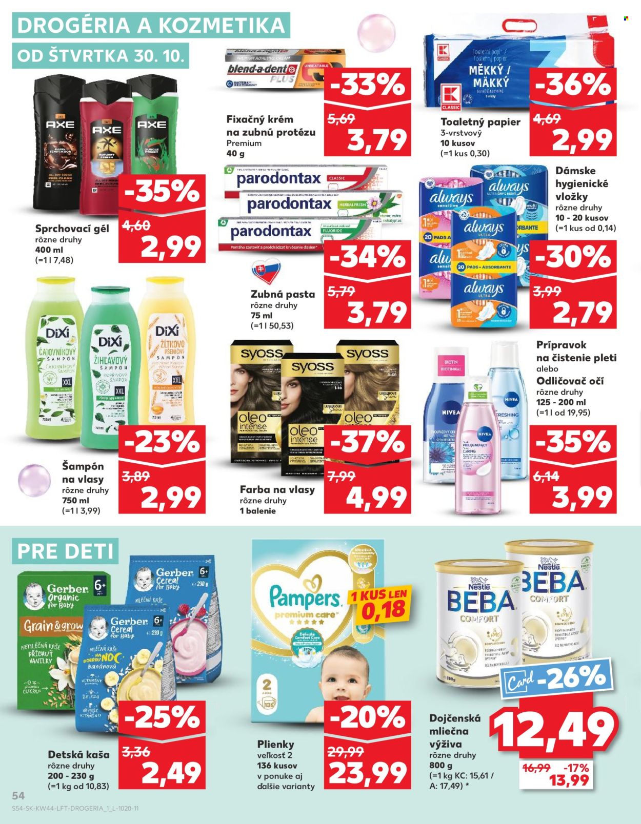 Leták Kaufland - 30.10.2025 - 5.11.2025. Strana 54