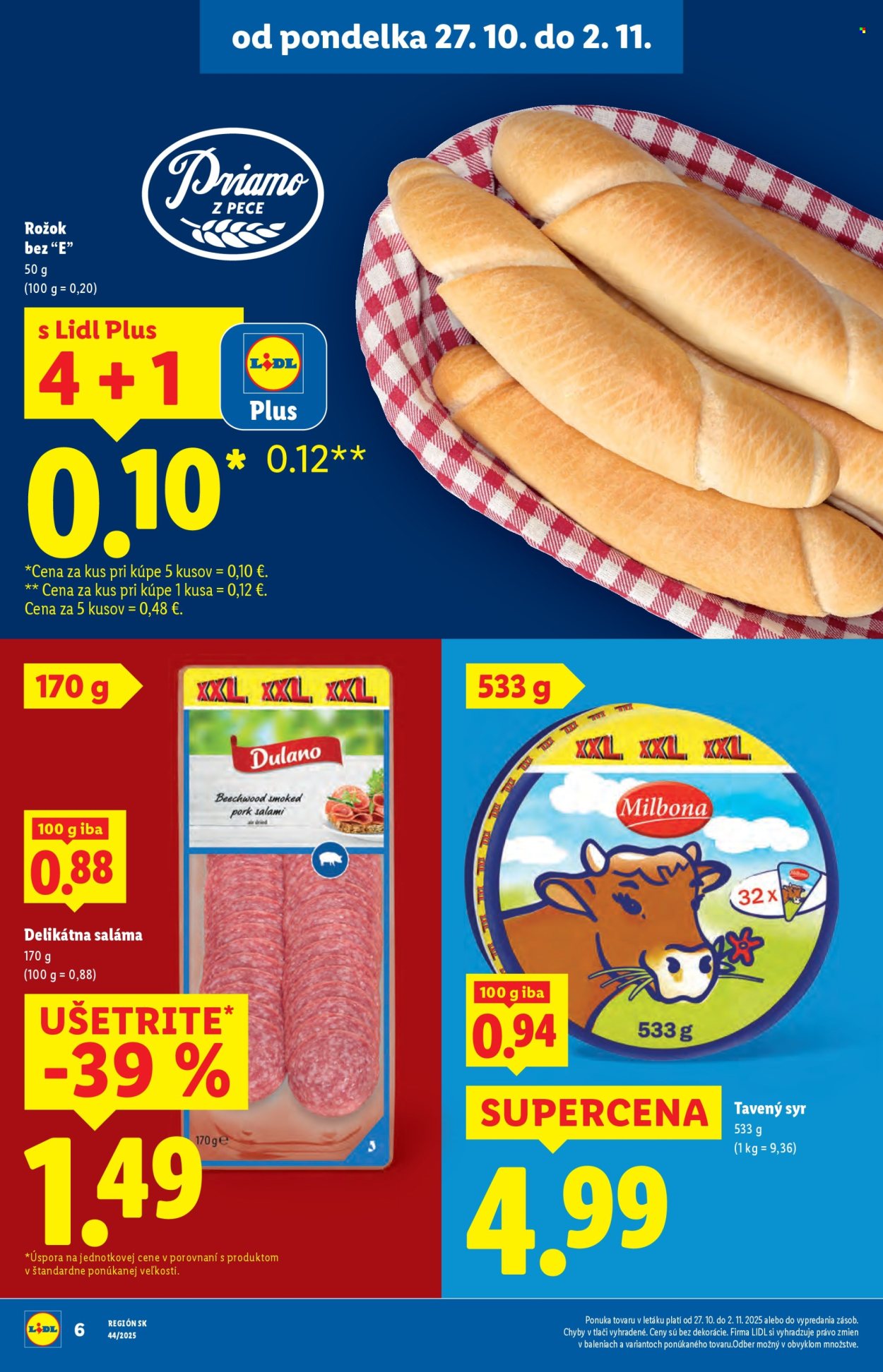 Leták Lidl - 30.10.2025 - 2.11.2025. Strana 10