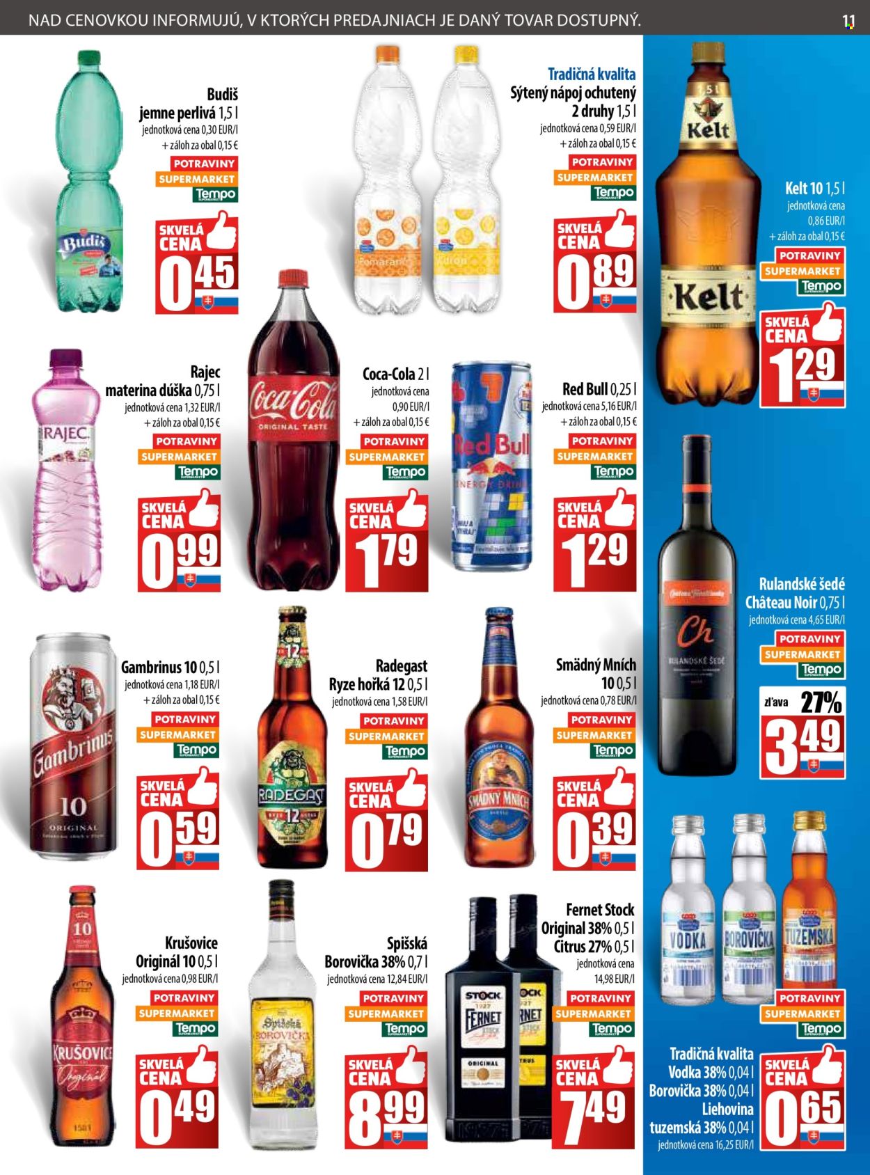 Leták COOP Jednota - 30.10.2025 - 5.11.2025. Strana 11