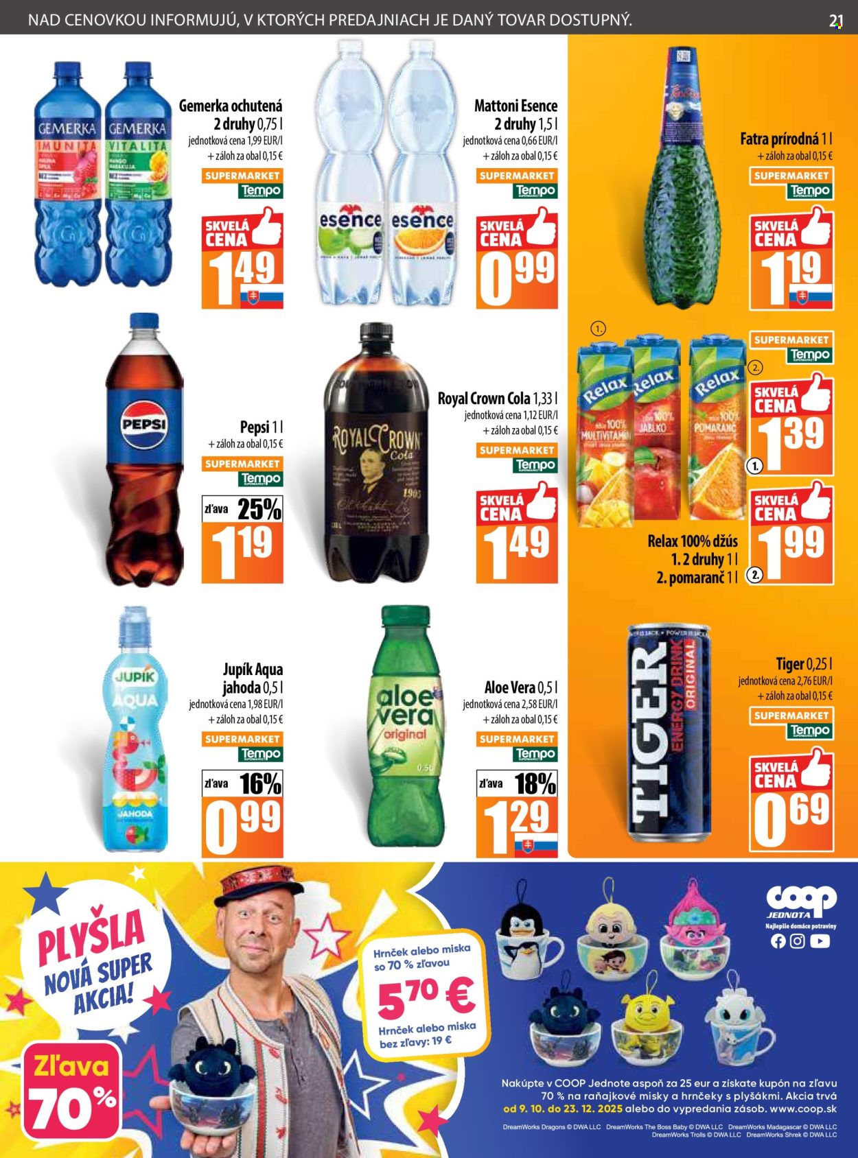 Leták COOP Jednota - 30.10.2025 - 5.11.2025. Strana 21