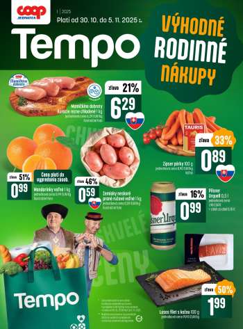 Leták COOP Jednota - 30.10.2025 - 5.11.2025.