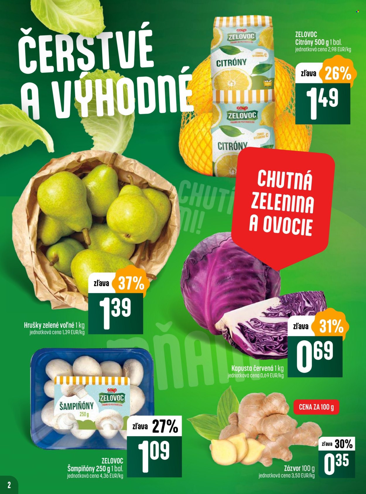 Leták COOP Jednota - 30.10.2025 - 5.11.2025. Strana 2