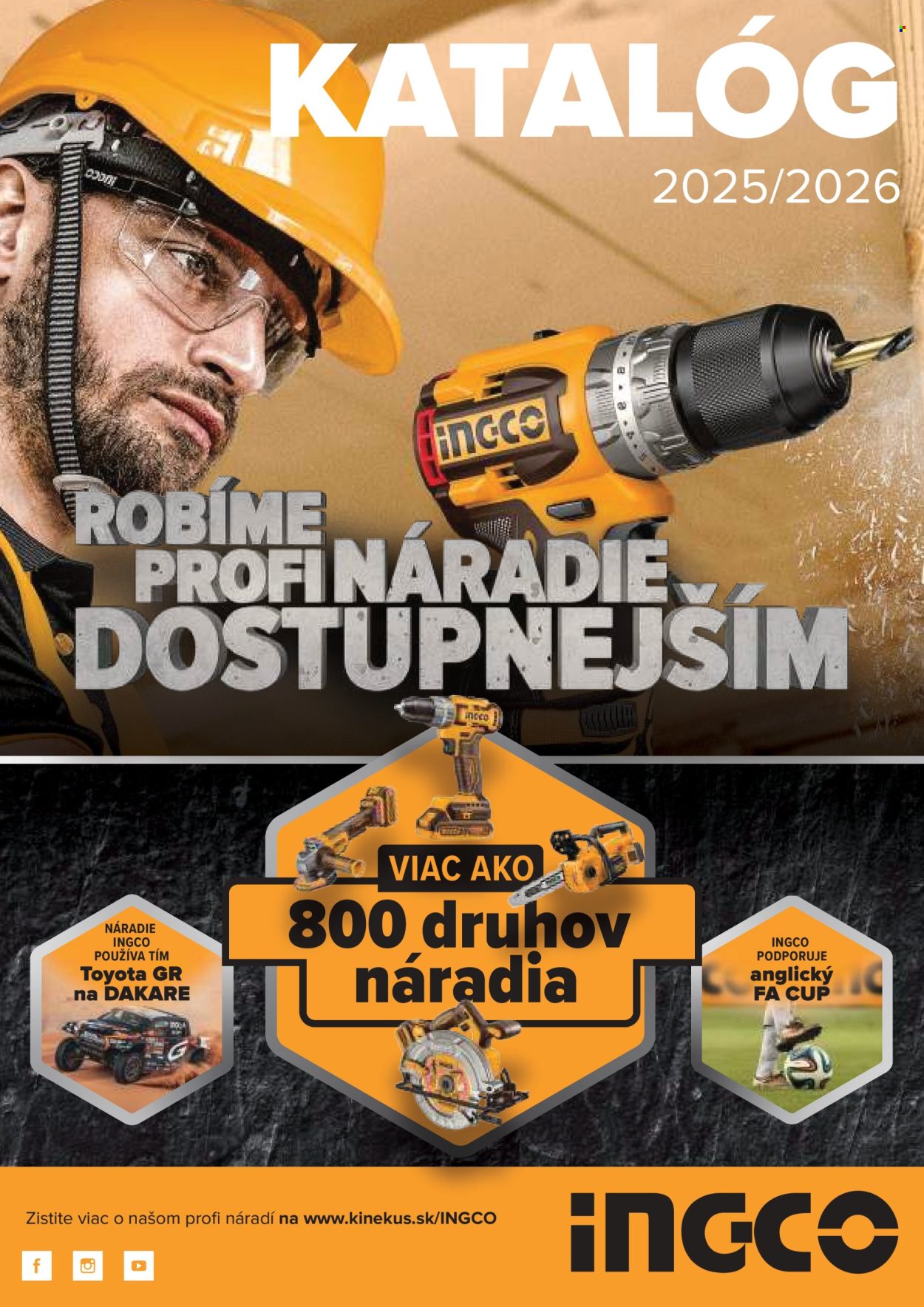 Leták Kinekus. Strana 1