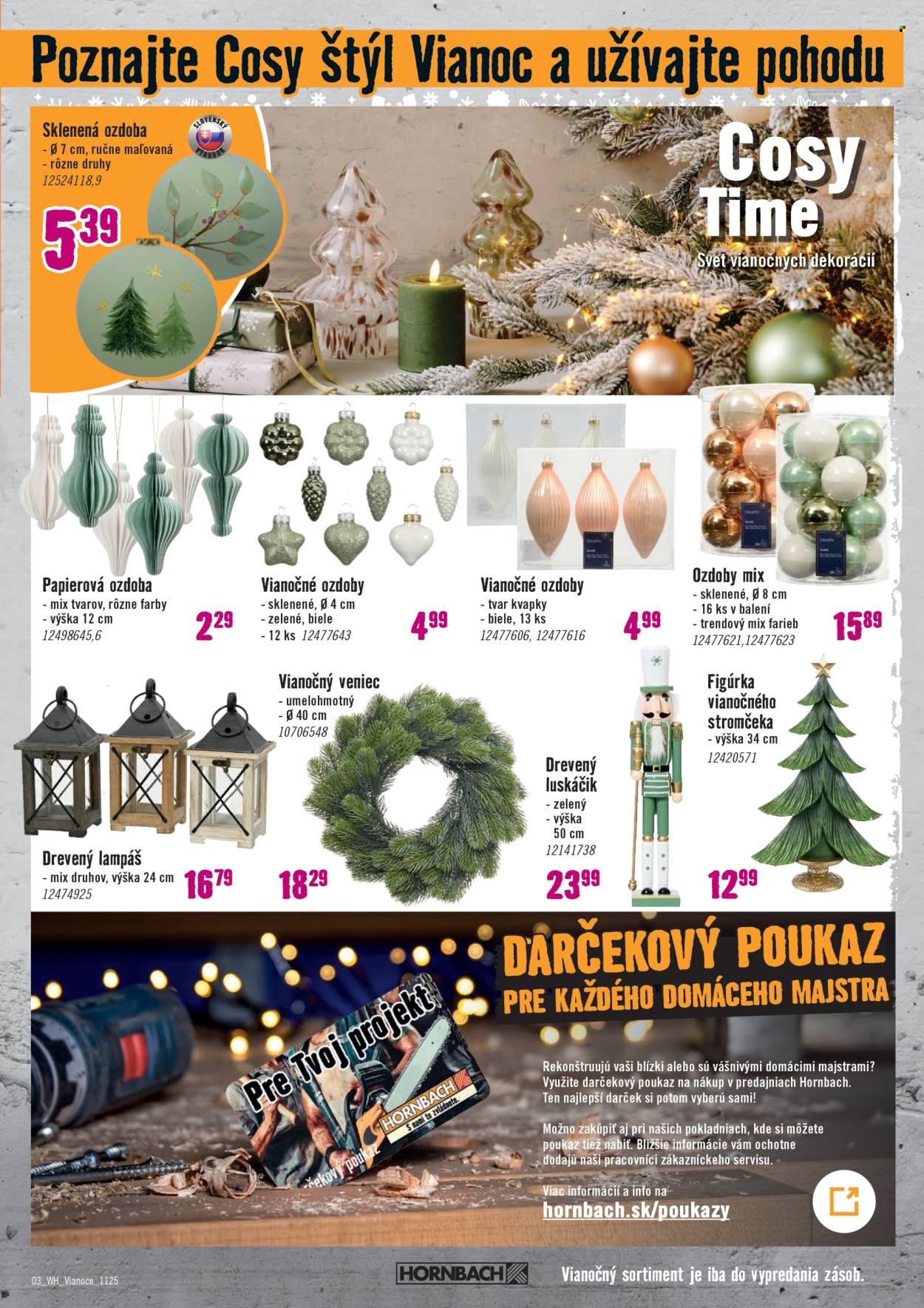 Leták Hornbach - 29.10.2025 - 12.11.2025. Strana 3