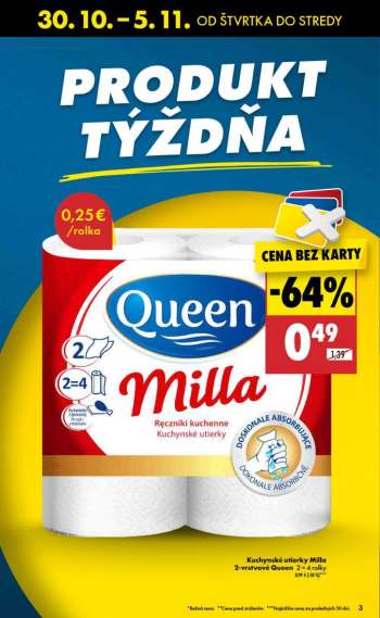 thumbnail - Kuchynské utierky Milla 2-vrstvové Queen 2×4 rolky
