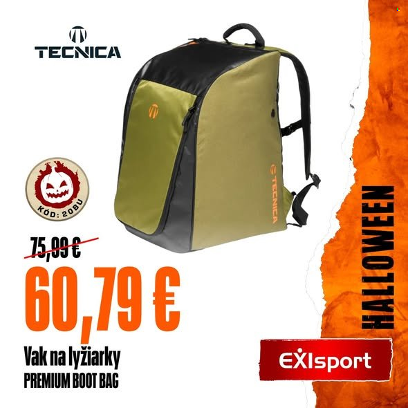 Leták Exisport. Strana 1