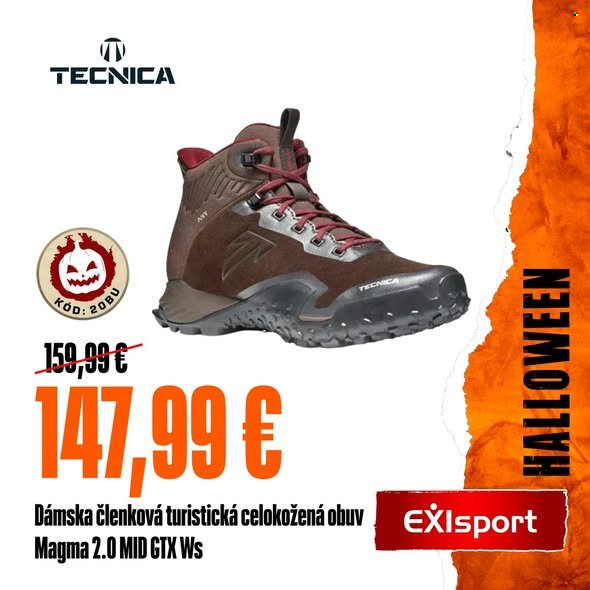 Leták Exisport. Strana 2
