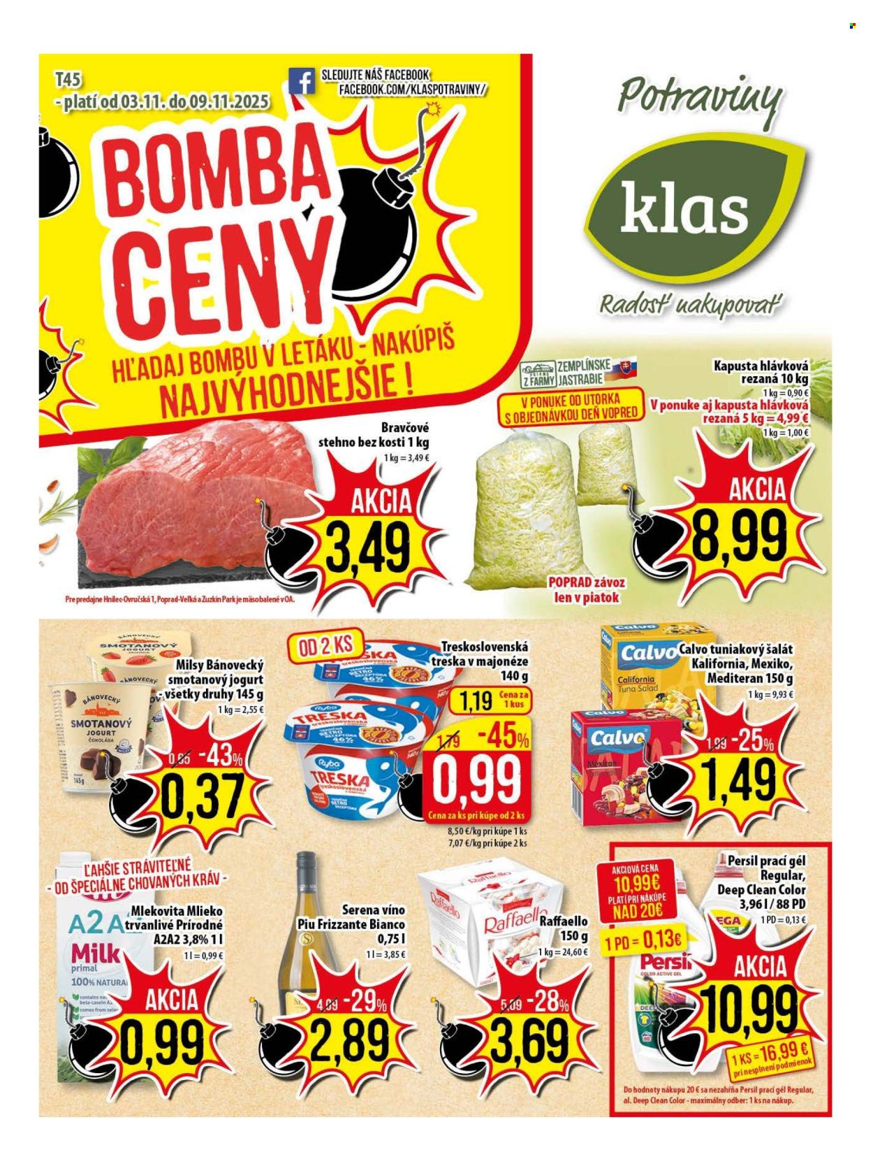 Leták Klas - 3.11.2025 - 9.11.2025. Strana 1