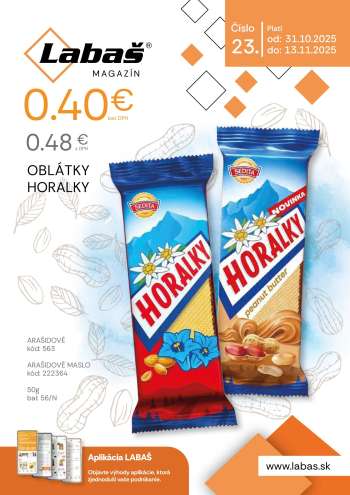 Leták Labaš - 31.10.2025 - 13.11.2025.