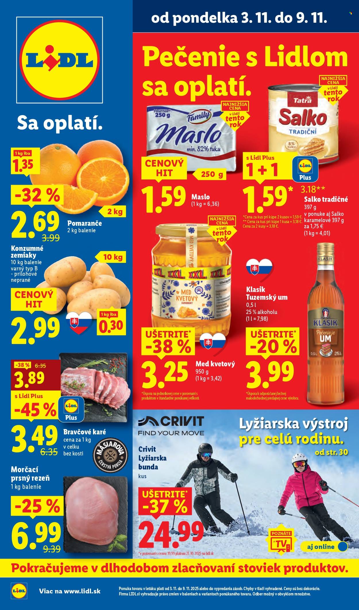 Leták Lidl - 3.11.2025 - 9.11.2025. Strana 1