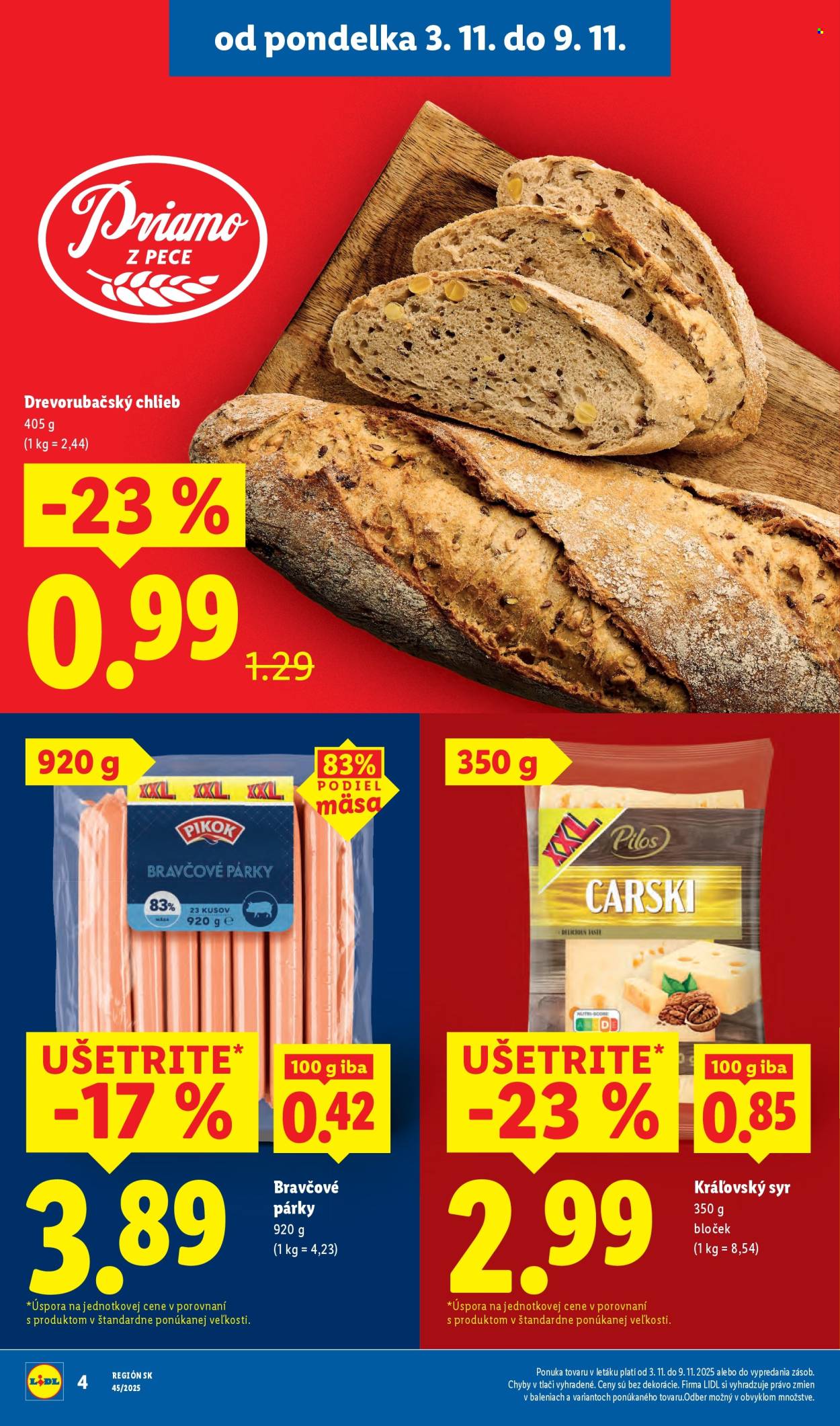 Leták Lidl - 3.11.2025 - 9.11.2025. Strana 8