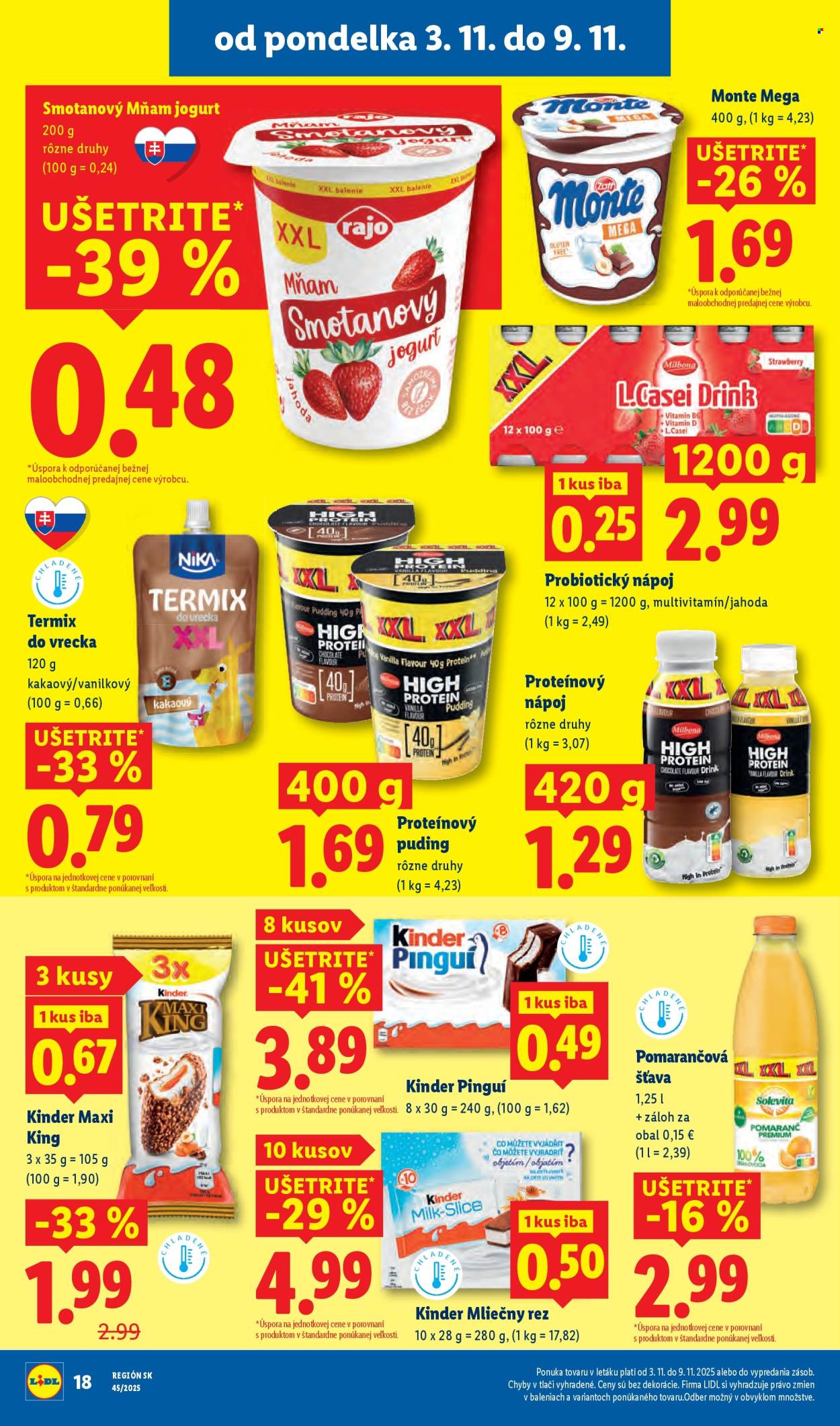 Leták Lidl - 3.11.2025 - 9.11.2025. Strana 22