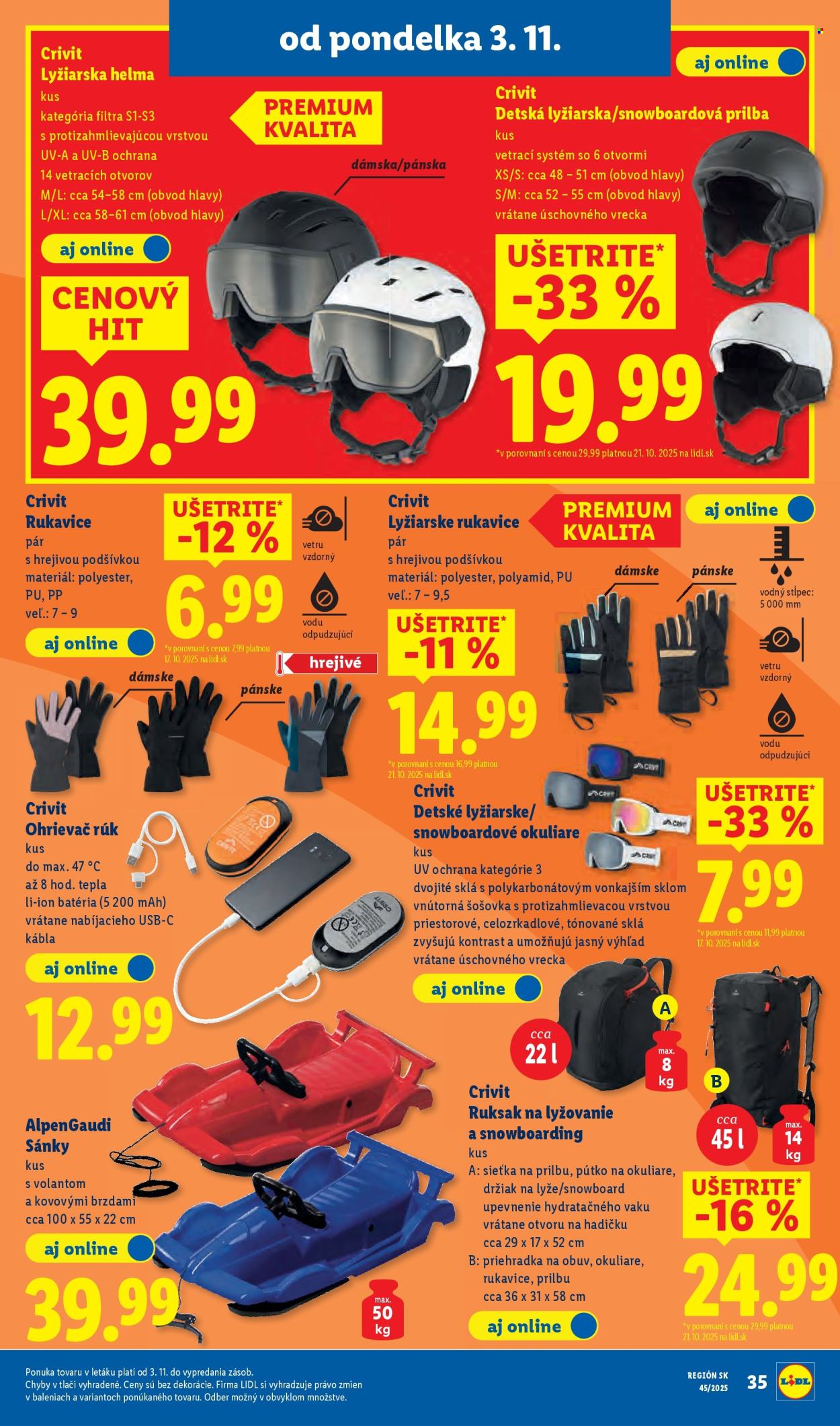 Leták Lidl - 3.11.2025 - 9.11.2025. Strana 53