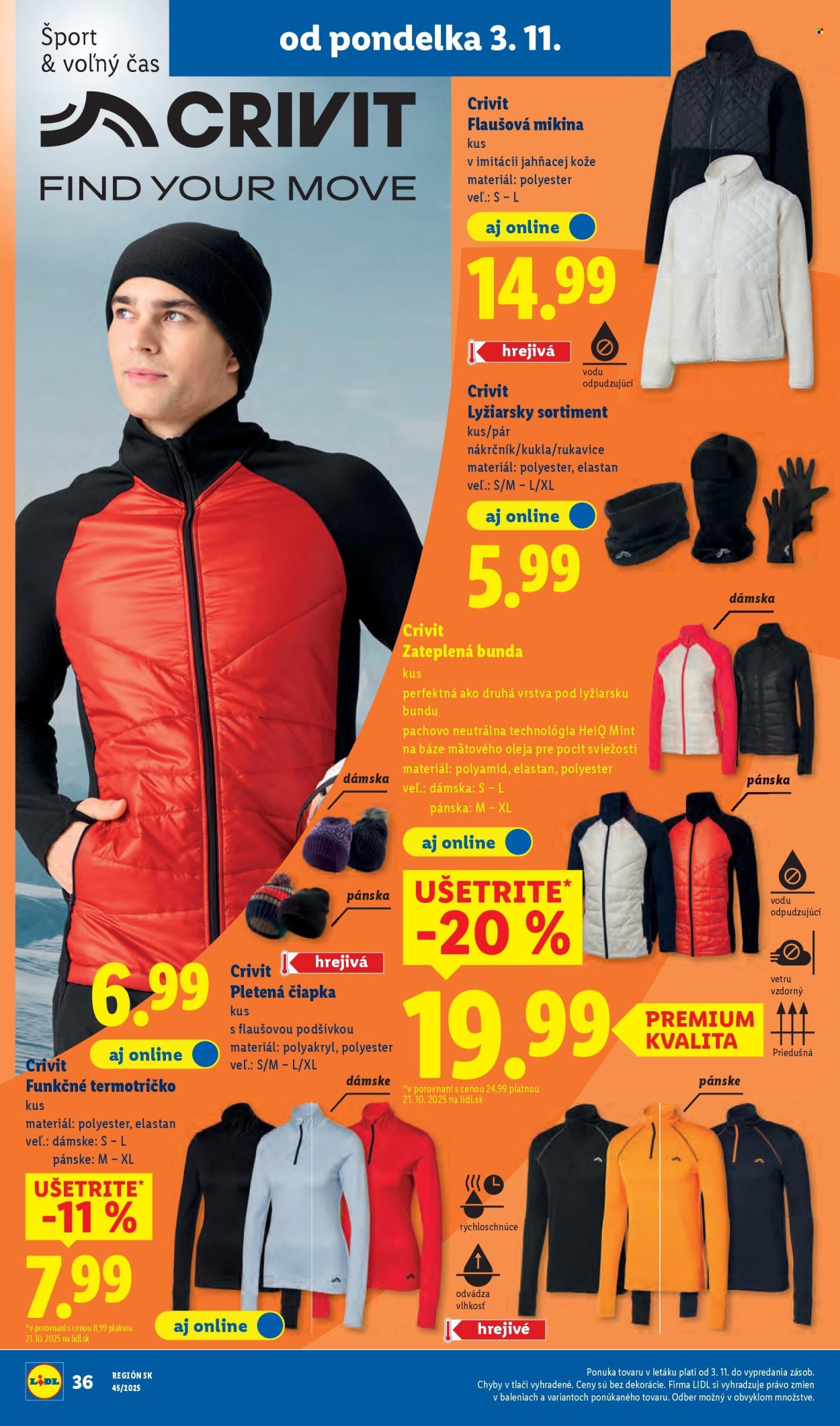 Leták Lidl - 3.11.2025 - 9.11.2025. Strana 54