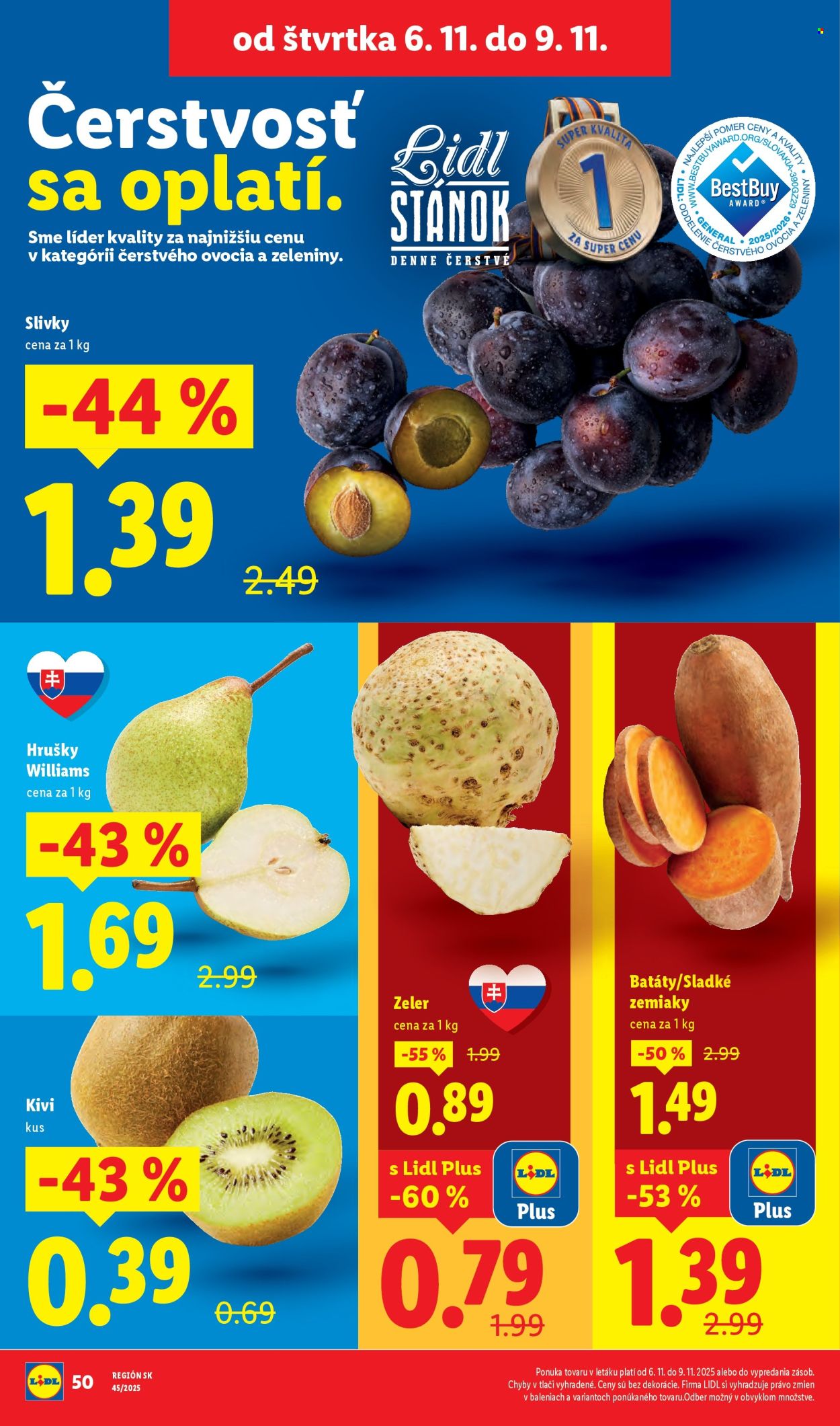 Leták Lidl - 3.11.2025 - 9.11.2025. Strana 62