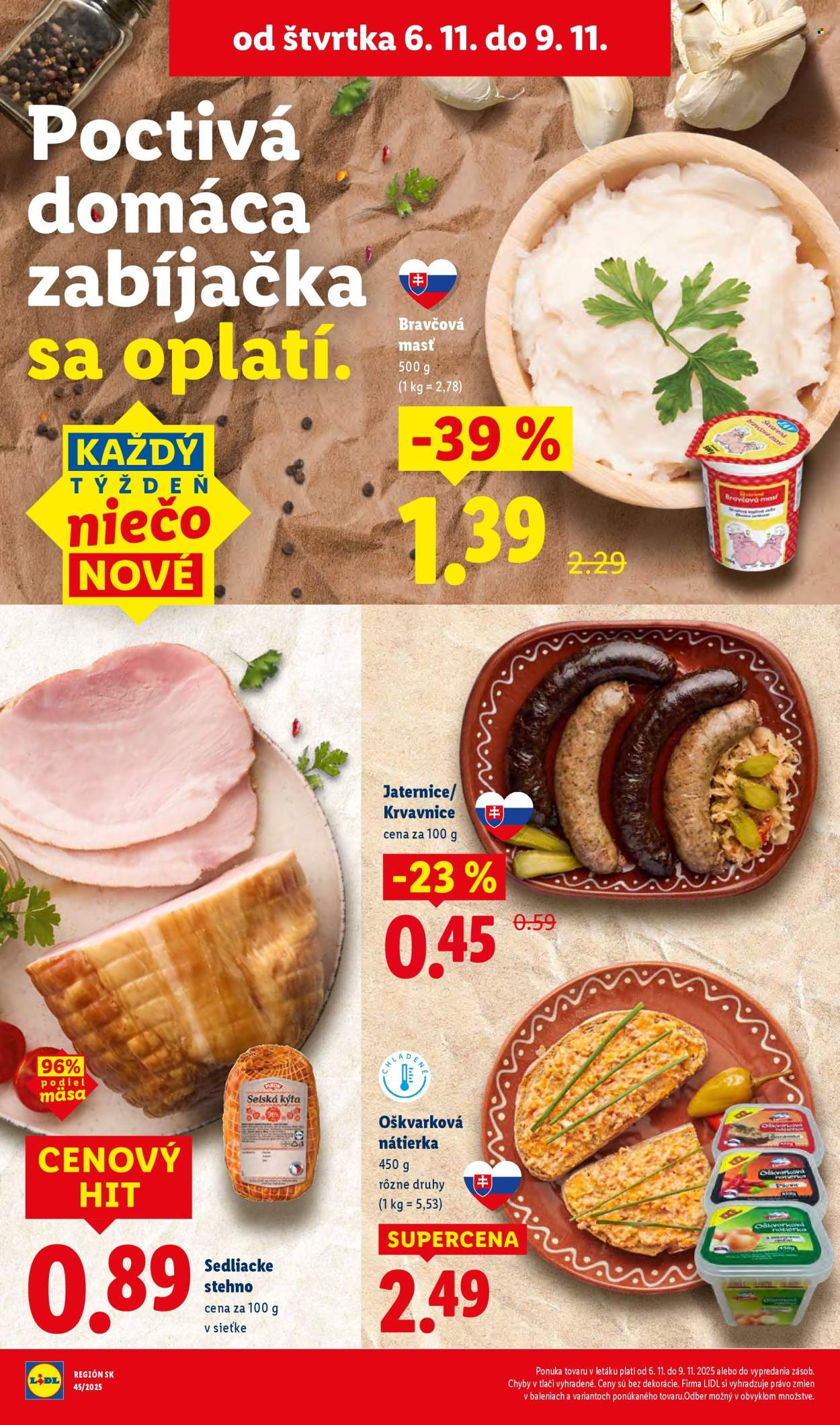 Leták Lidl - 3.11.2025 - 9.11.2025. Strana 66