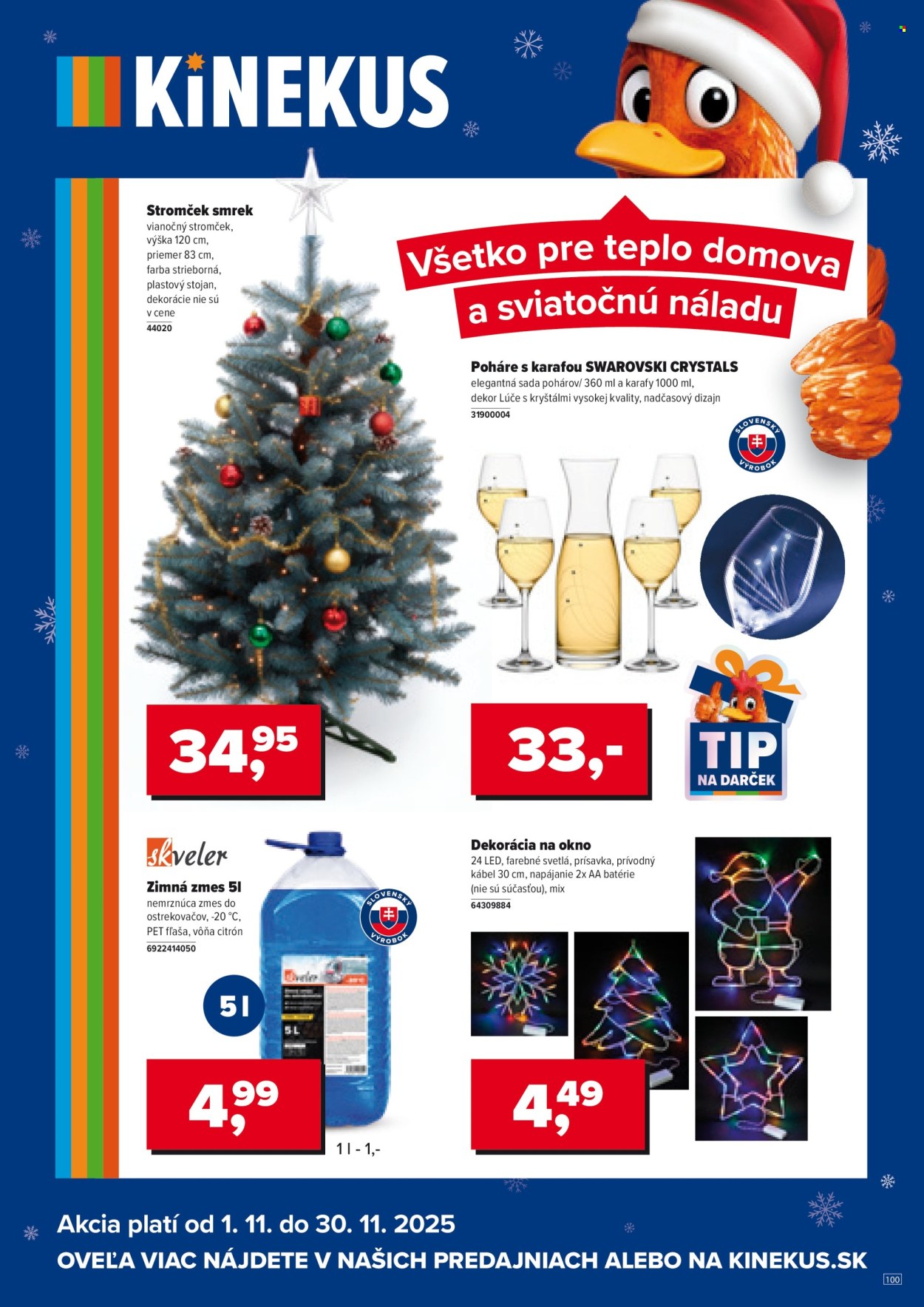 Leták Kinekus - 1.11.2025 - 30.11.2025. Strana 1