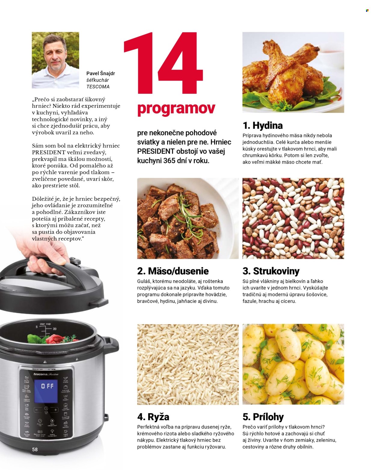 Leták Tescoma. Strana 58
