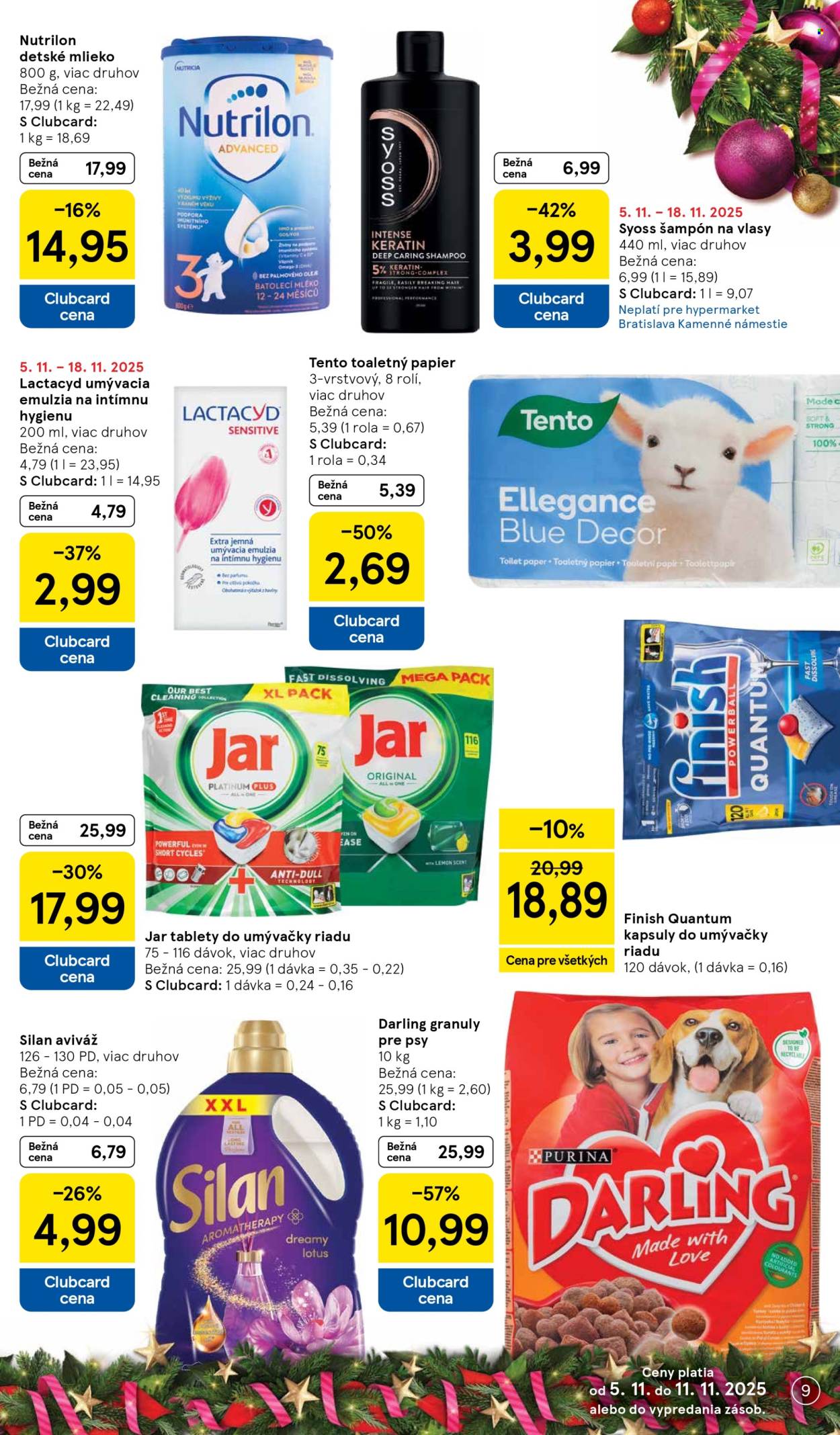 Leták TESCO - 5.11.2025 - 11.11.2025. Strana 9