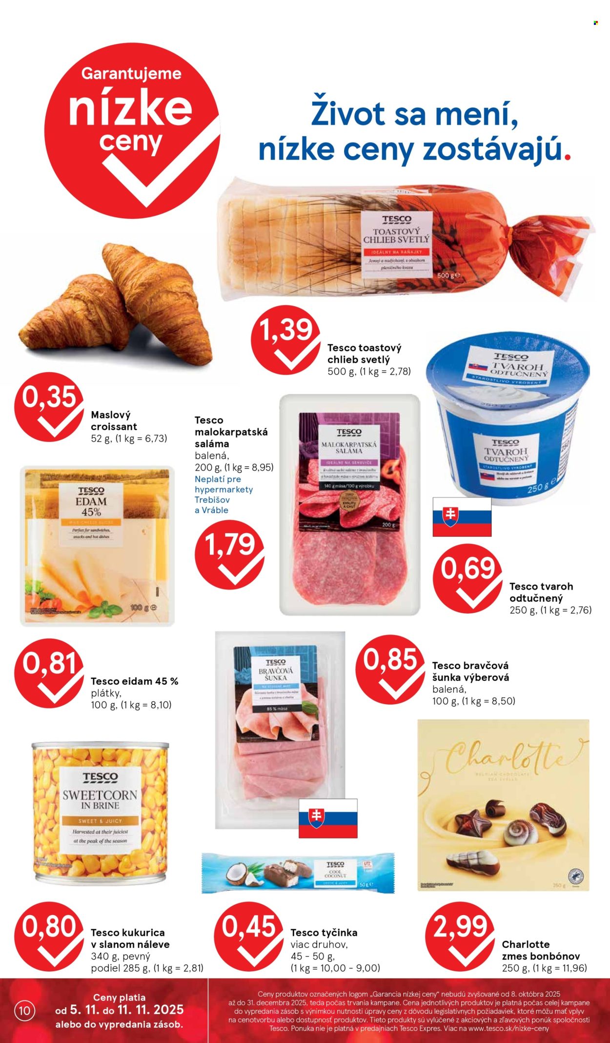 Leták TESCO - 5.11.2025 - 11.11.2025. Strana 10