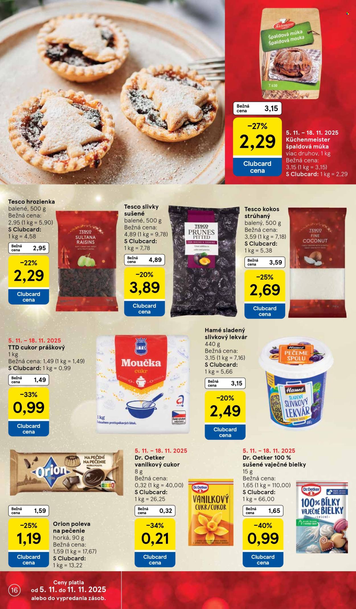 Leták TESCO - 5.11.2025 - 11.11.2025. Strana 16