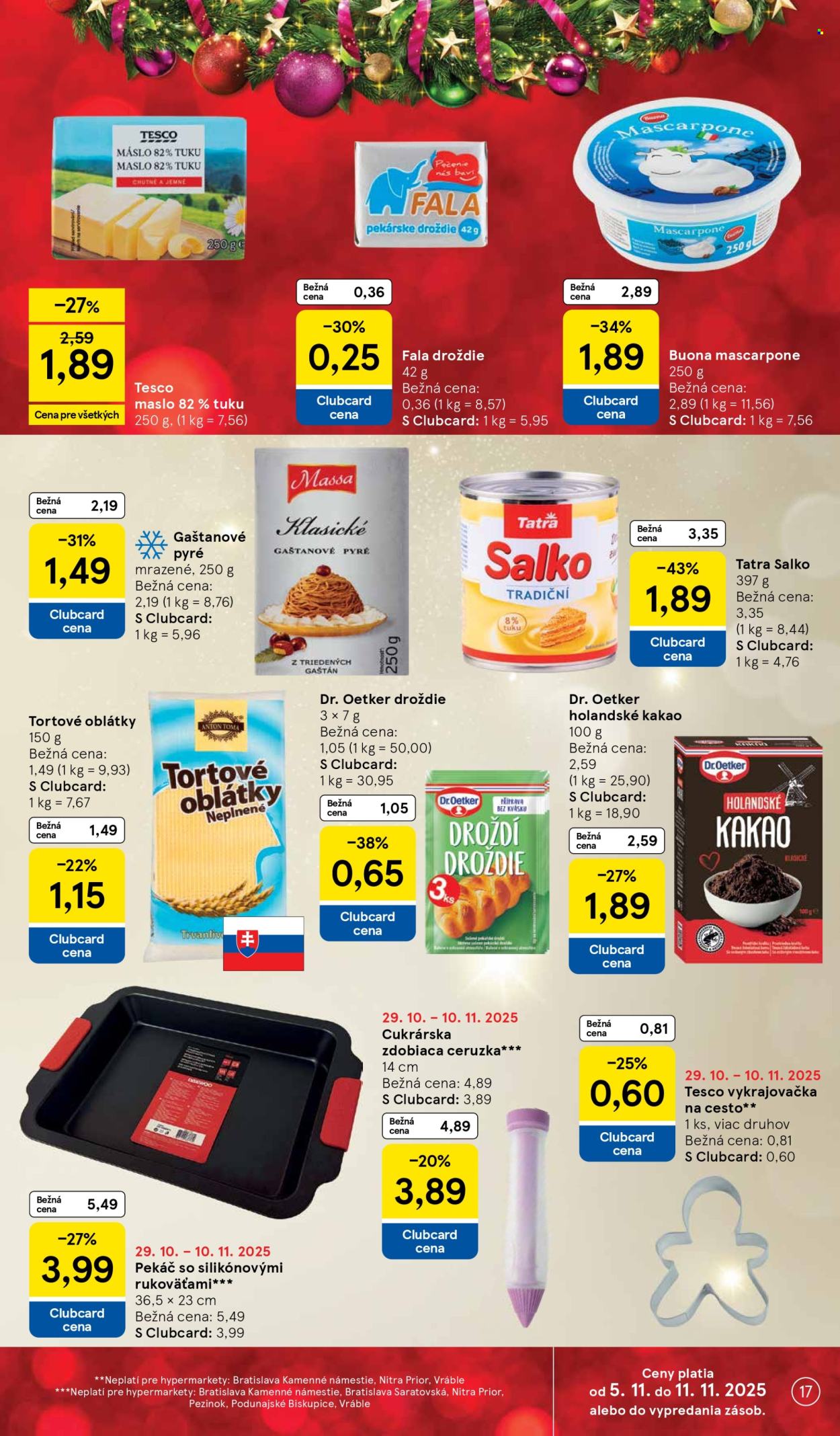 Leták TESCO - 5.11.2025 - 11.11.2025. Strana 17