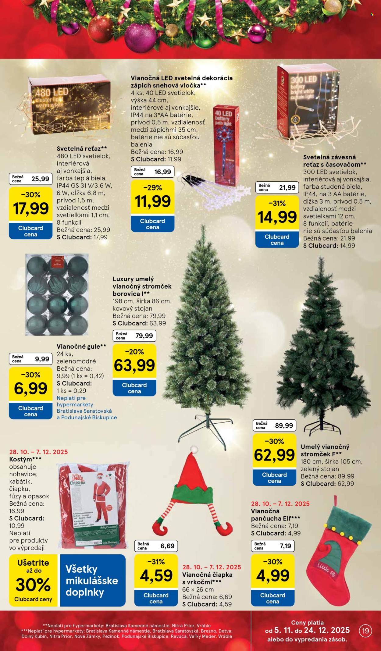 Leták TESCO - 5.11.2025 - 11.11.2025. Strana 19
