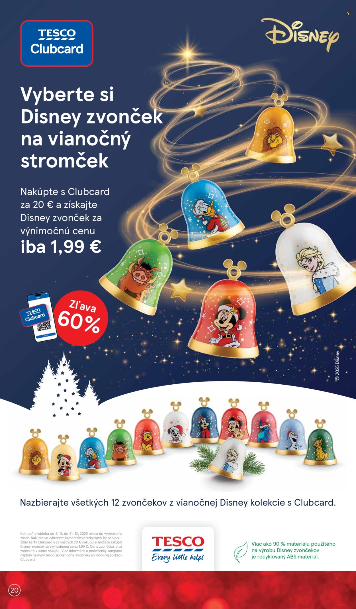 Leták TESCO - 5.11.2025 - 11.11.2025. Strana 20
