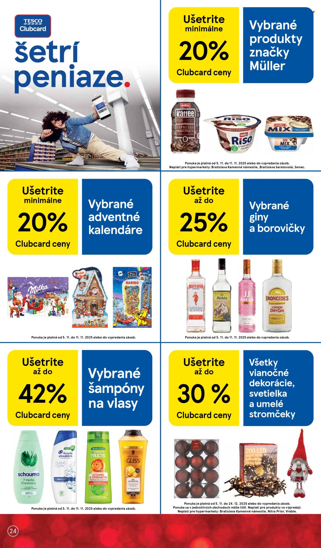 Leták TESCO - 5.11.2025 - 11.11.2025. Strana 24