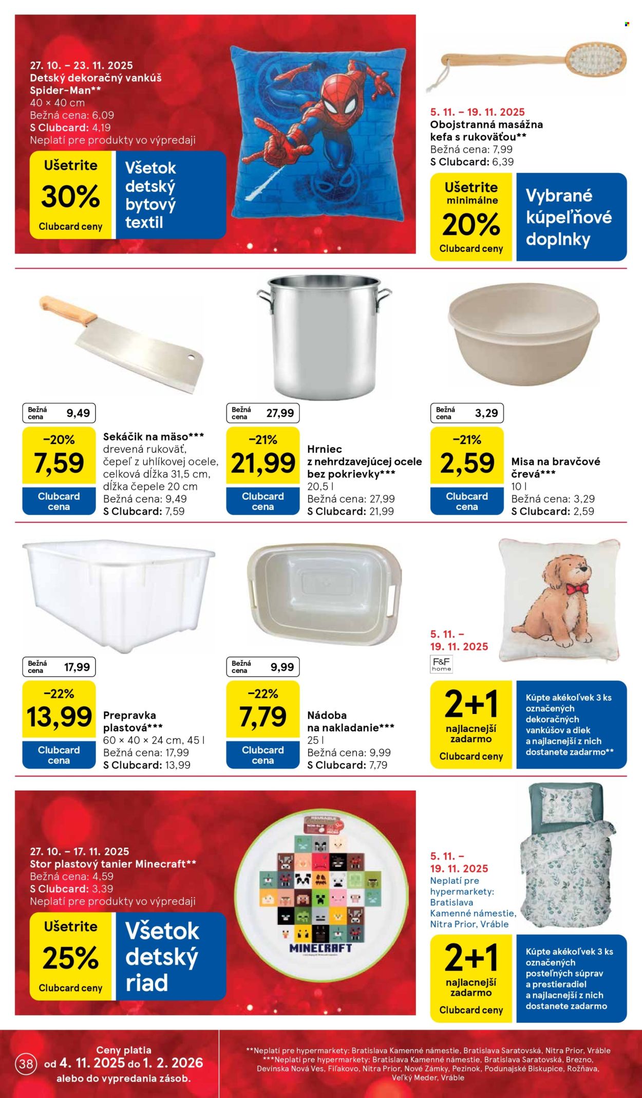 Leták TESCO - 5.11.2025 - 11.11.2025. Strana 38