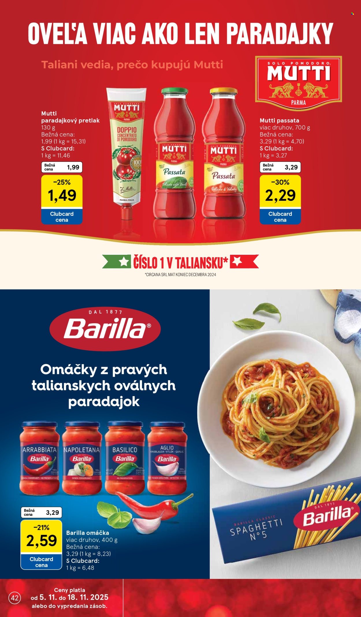 Leták TESCO - 5.11.2025 - 11.11.2025. Strana 42