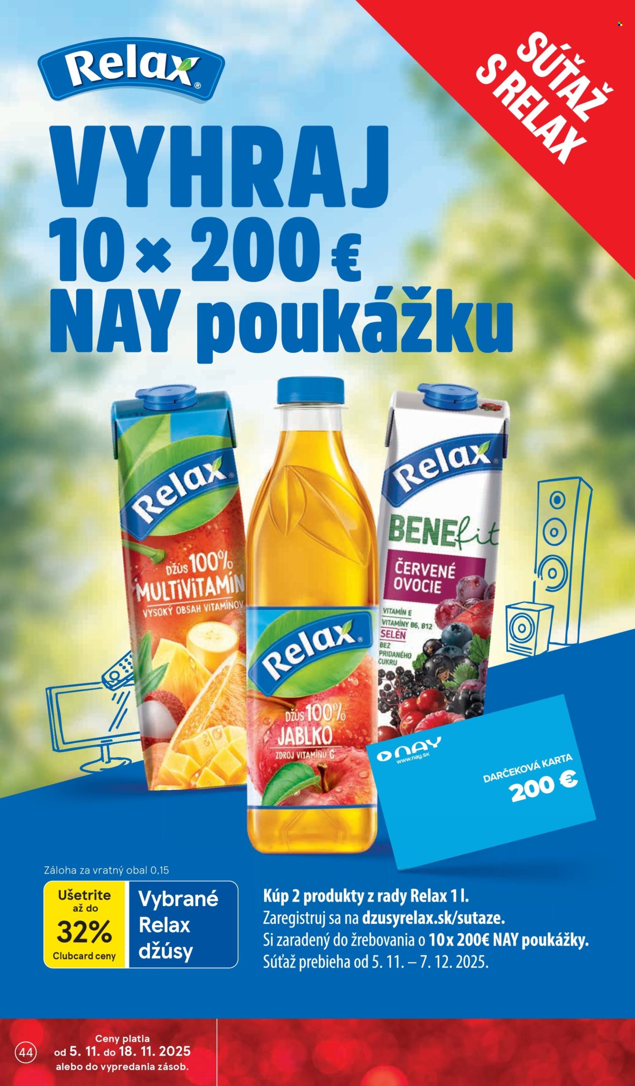 Leták TESCO - 5.11.2025 - 11.11.2025. Strana 44